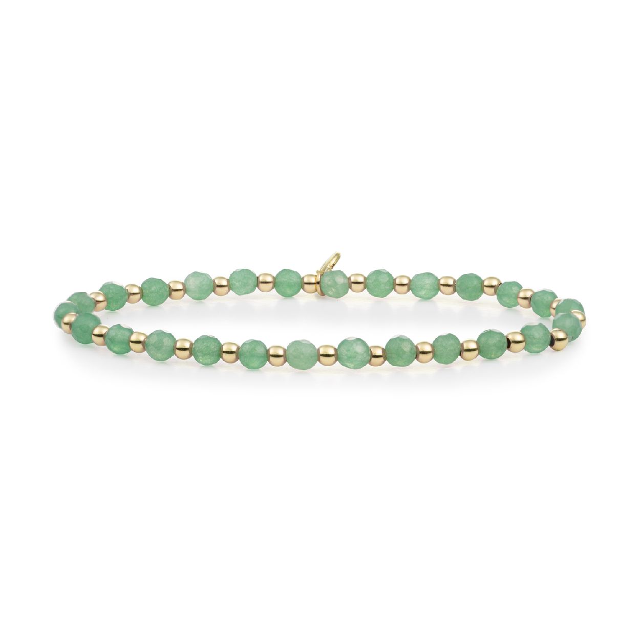 Deze armband is van het merk Sparkling Jewels. Het is een damessieraad. De armband is goud van kleur.
De verdere specificaties van de armband zijn als volgt:
Steensoort:Aventurijn
Steenkleur: Groen