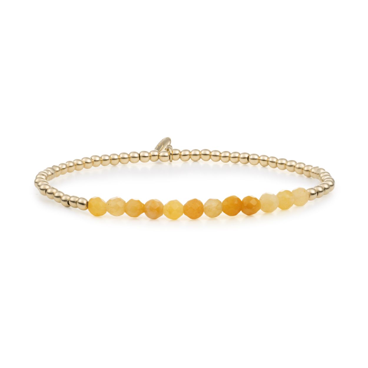 Sparkling Jewels. Yellow Jade Universe. Gold. Verguld 3mm