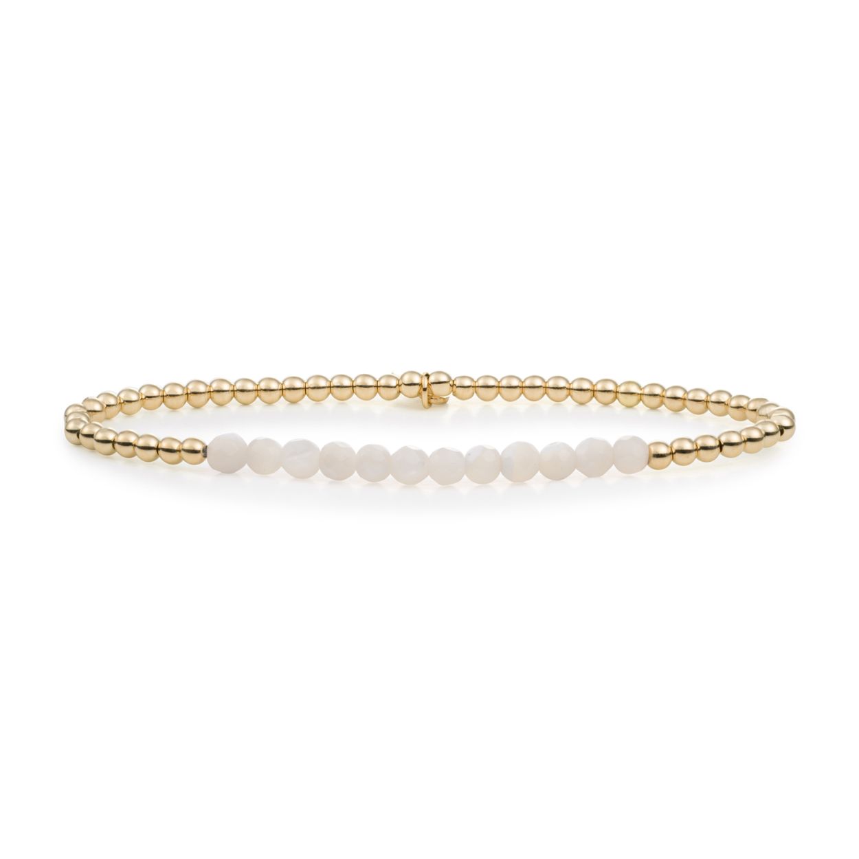 Armband - Parel Universum - Goud 3mm