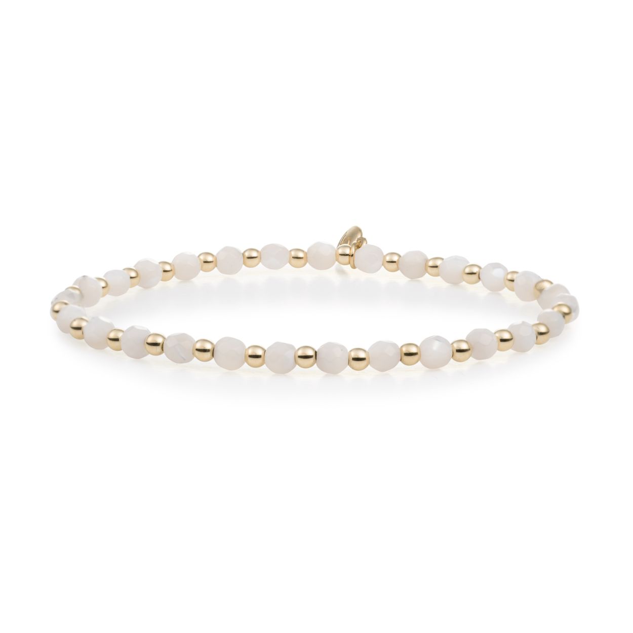 Sparkling jewels zilveren Bracelet Paerl Interstellar goldplated 3mm SBG-PEARL-3MM-MIX