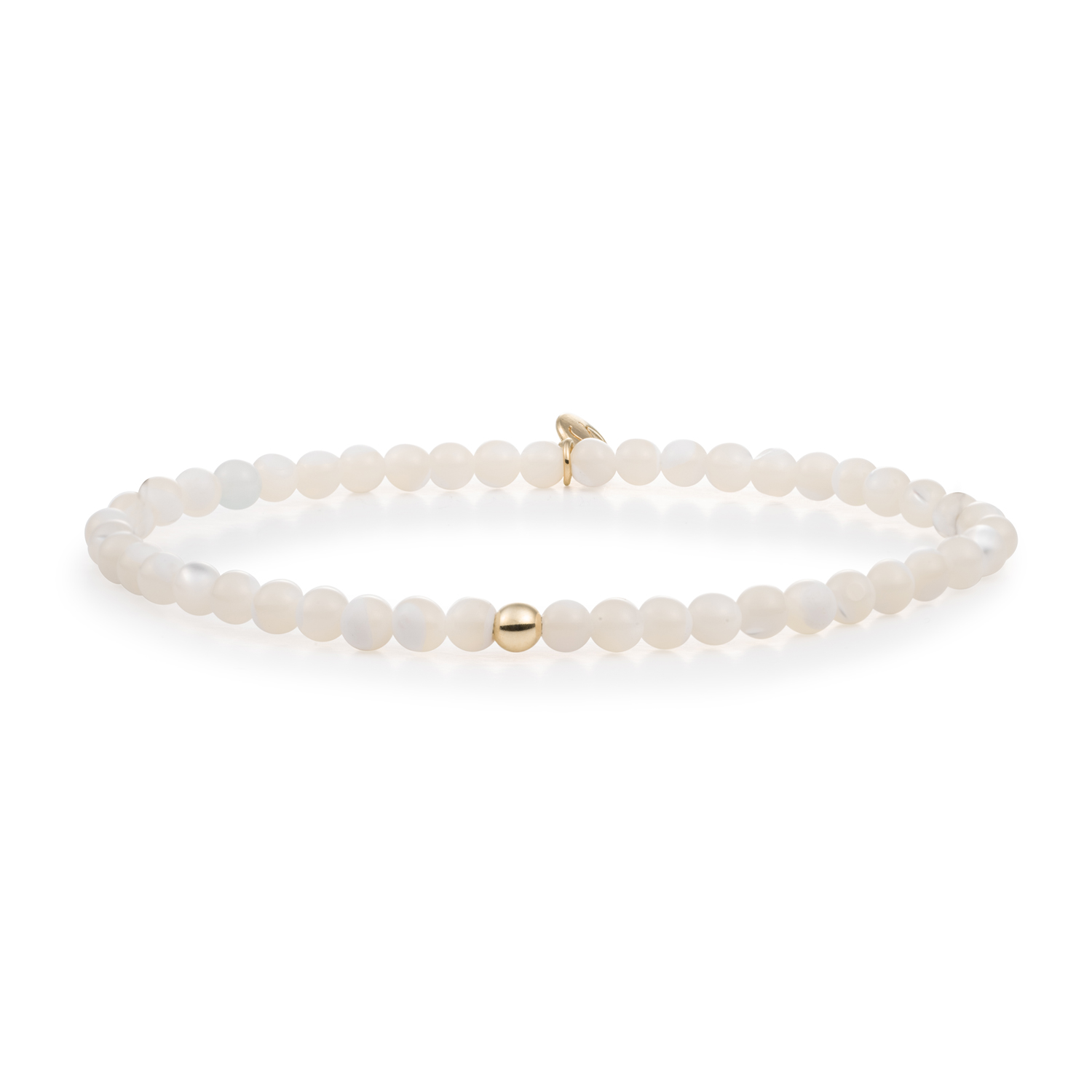 Armband - Parel Saturnus small - Goud 4mm