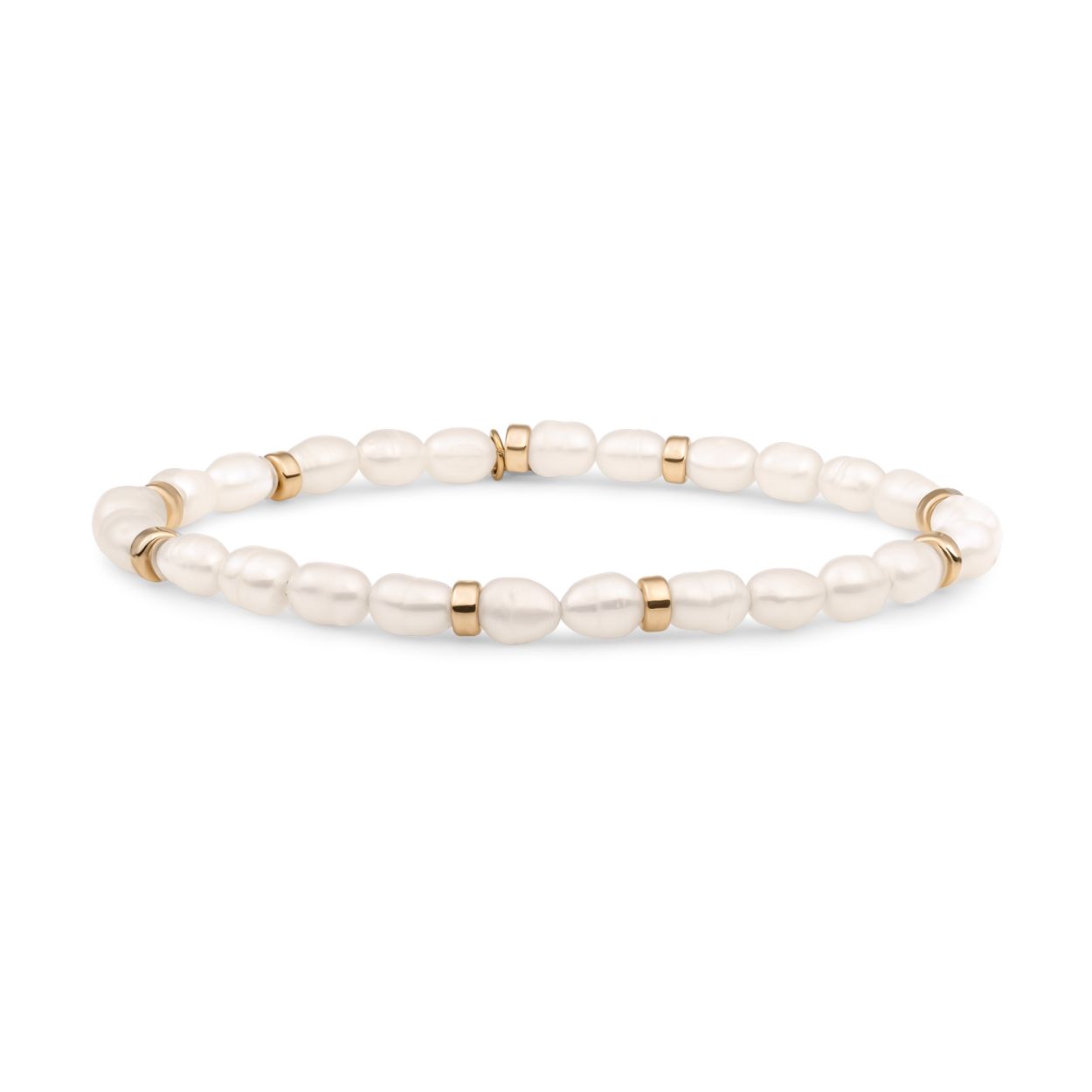 Armband | Pearl Roundel Interstellar - Goud