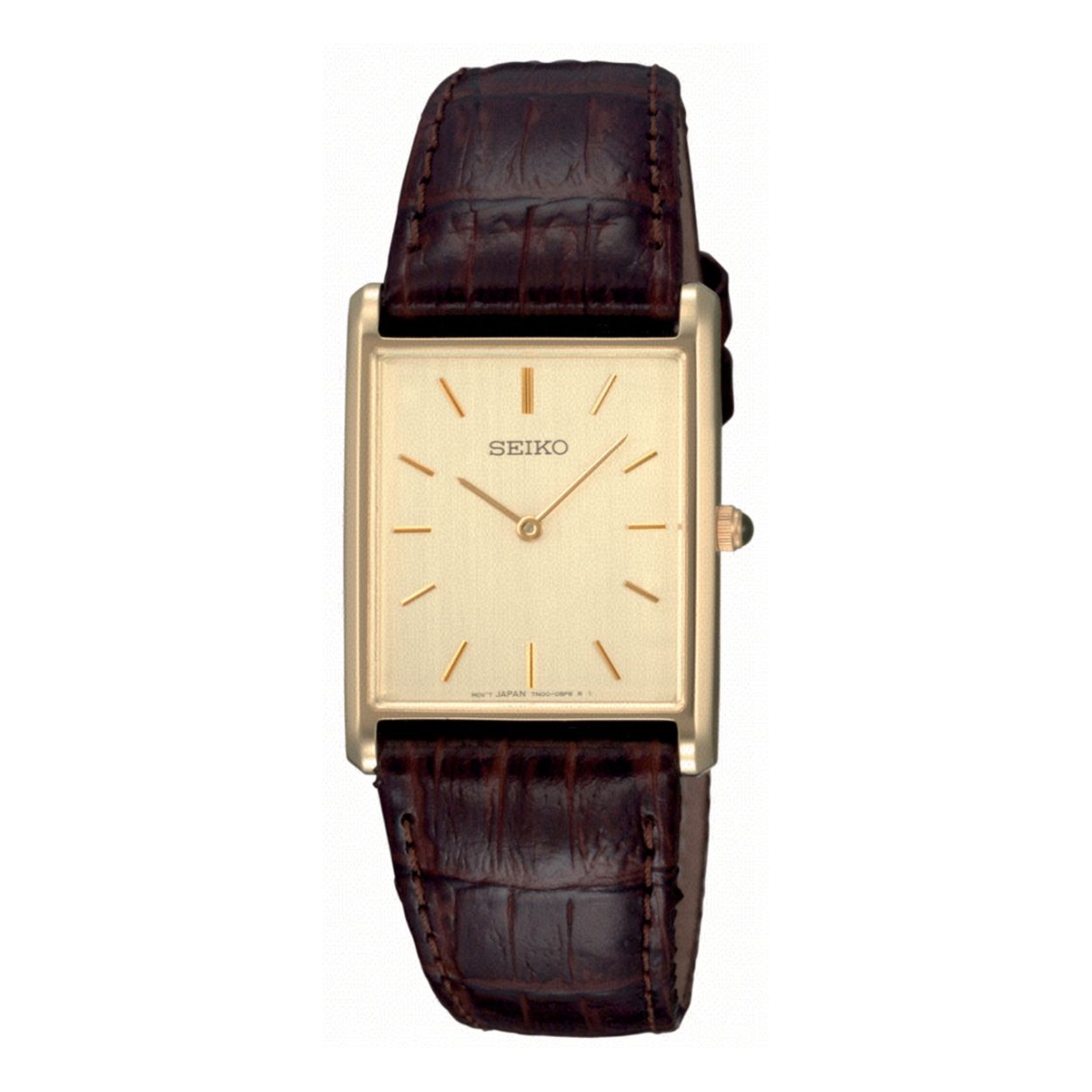Dit herenhorloge is van het merk Seiko. Het is een analoog horloge gemaakt van leer. De diameter van de kast is  mm en de kast is 6 mm dik.
De verdere specificaties van het horloge zijn als volgt:
Glassoort: hardlex mineraal glas
Bandbreedte: 20
Kastmateriaal: staal
Waterdichtheid: 3 ATM
Techniek: quartz