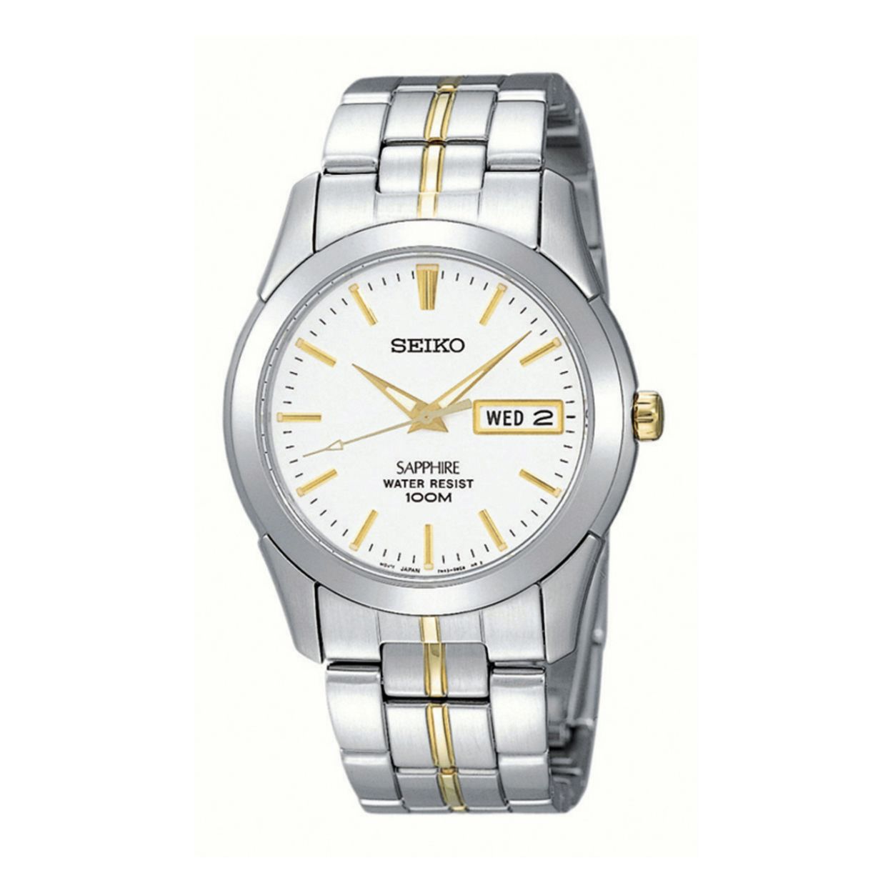 Dit herenhorloge is van het merk Seiko. Het is een analoog horloge gemaakt van staal. De diameter van de kast is 37 mm en de kast is 8.5 mm dik.
De verdere specificaties van het horloge zijn als volgt:
Glassoort: saffier glas
Bandbreedte: 20
Kastmateriaal: staal
Waterdichtheid: 10 ATM
Techniek: quartz