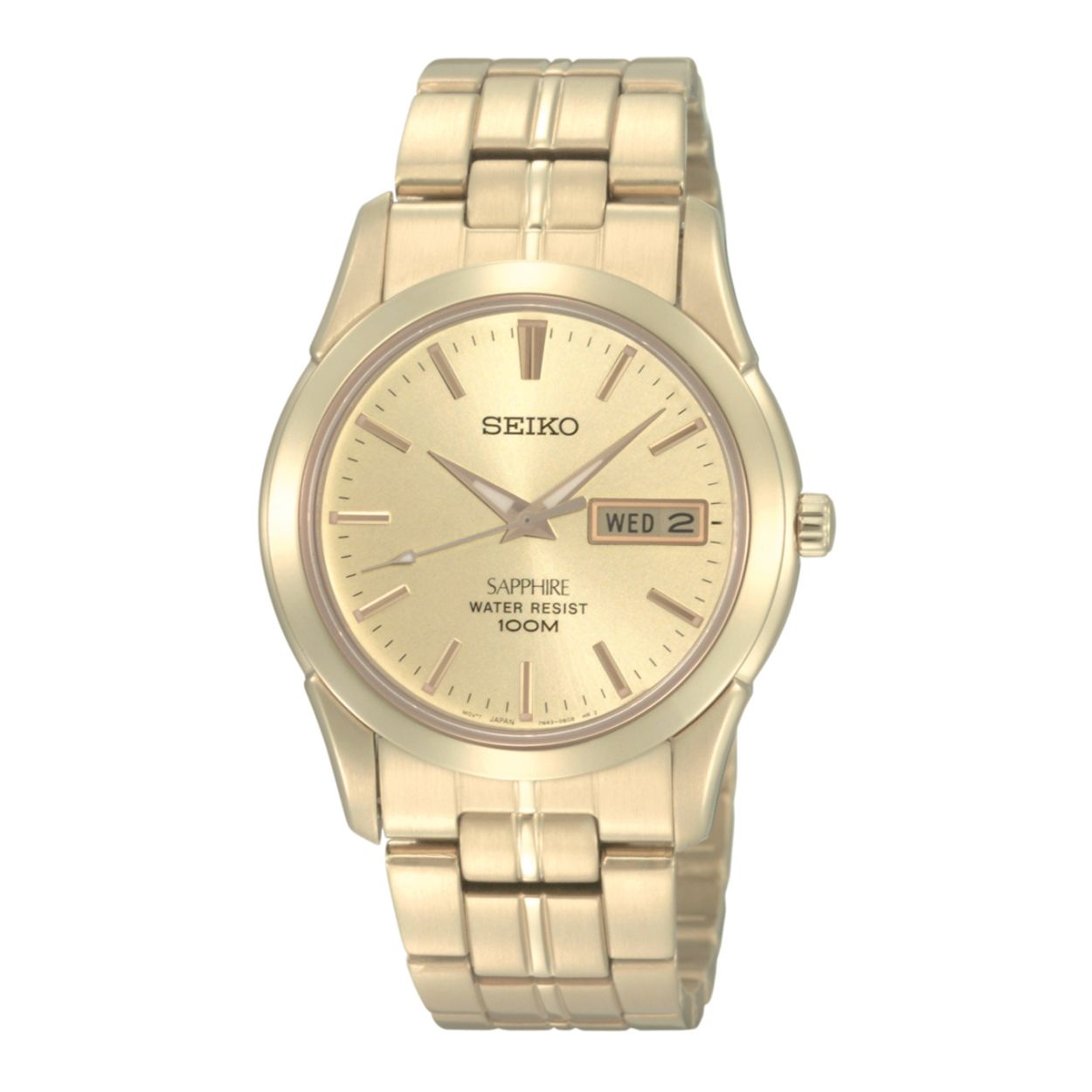 Dit herenhorloge is van het merk Seiko. Het is een analoog horloge gemaakt van staal. De diameter van de kast is 36.5 mm en de kast is 8 mm dik.
De verdere specificaties van het horloge zijn als volgt:
Glassoort: saffier glas
Bandbreedte: 20
Kastmateriaal: staal
Waterdichtheid: 10 ATM
Techniek: quartz
