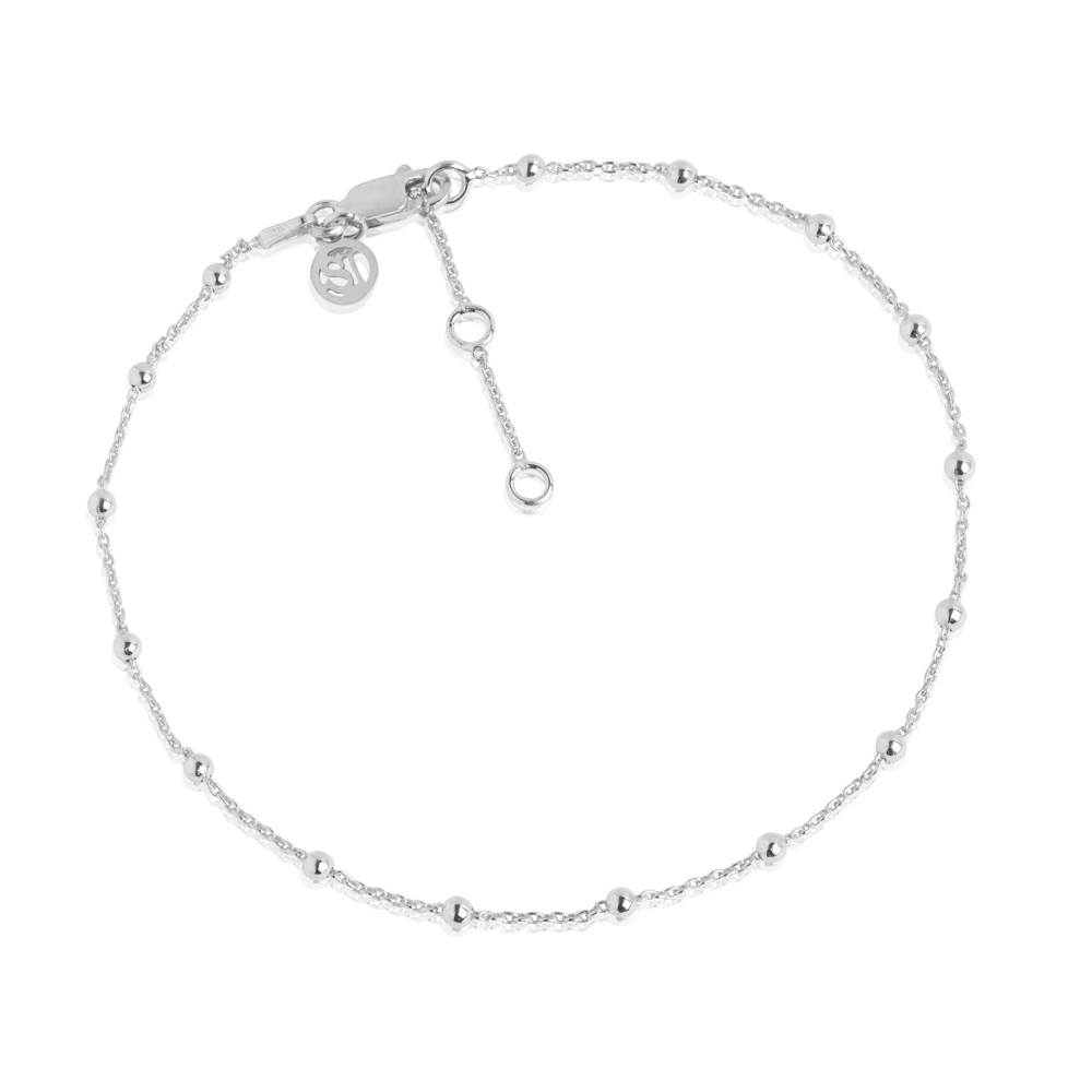 Sif Jakobs enkelband zilver 'Cavalier' met bolletjes
Sieraadlengte in cm: 26
