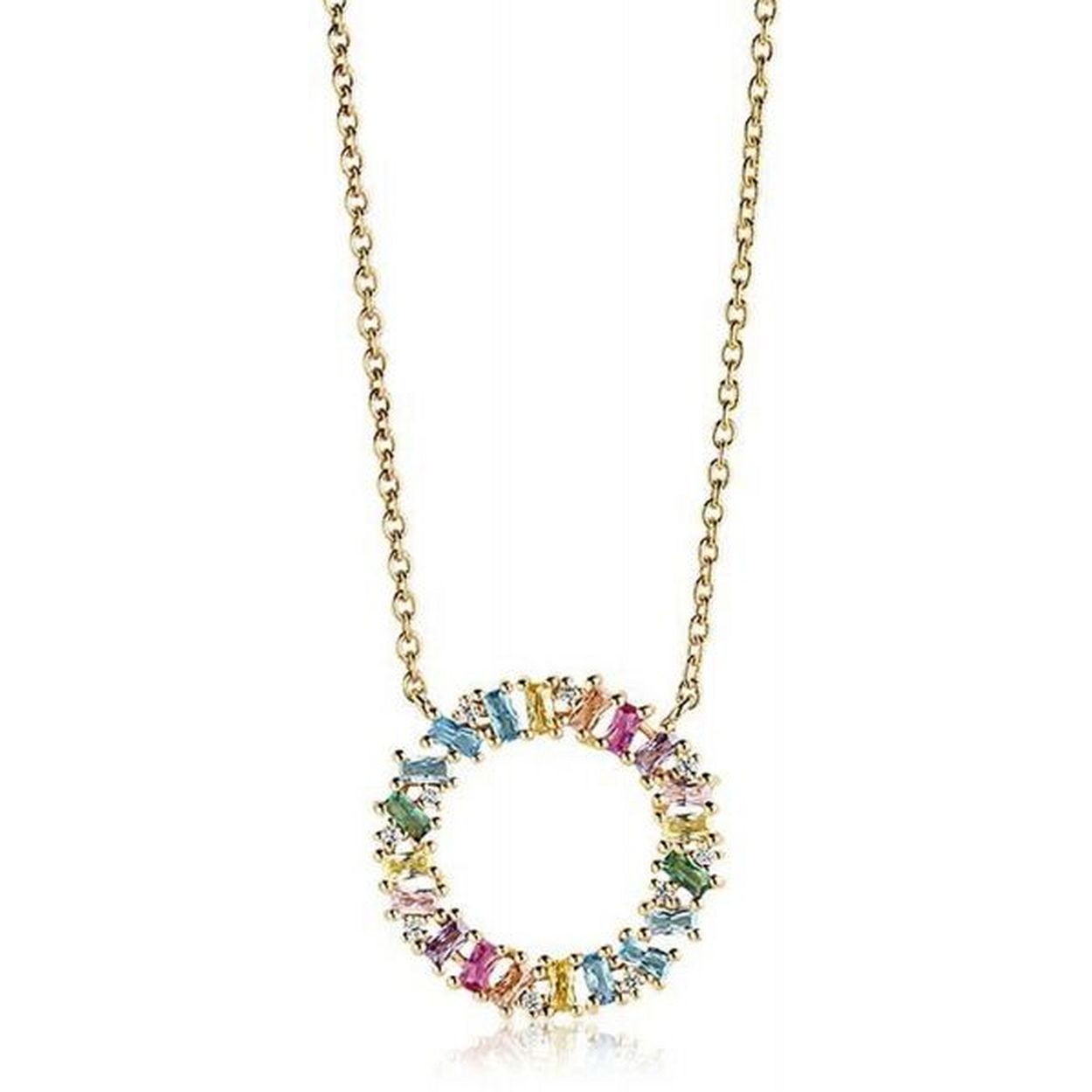 Deze collier is van het merk Sif Jakobs. Het is een damessieraad gemaakt van goud. De collier is goud van kleur.