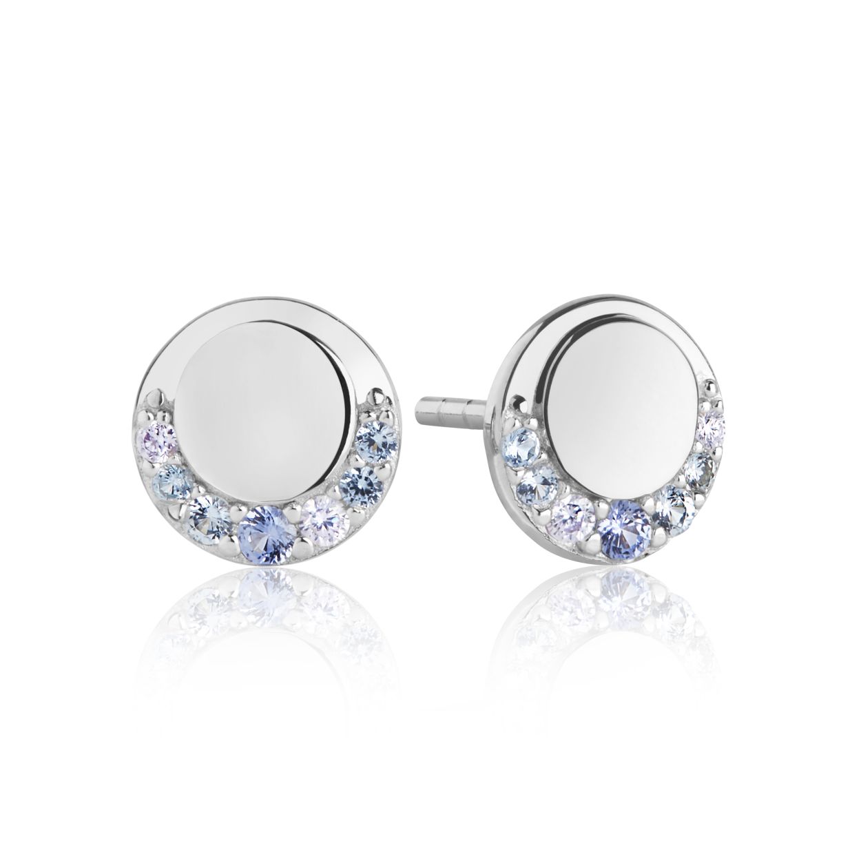 SIF JAKOBS JEWELLERY PORTOFINO PICCOLO OORBELLEN SJ-E12010-BLN-SS
