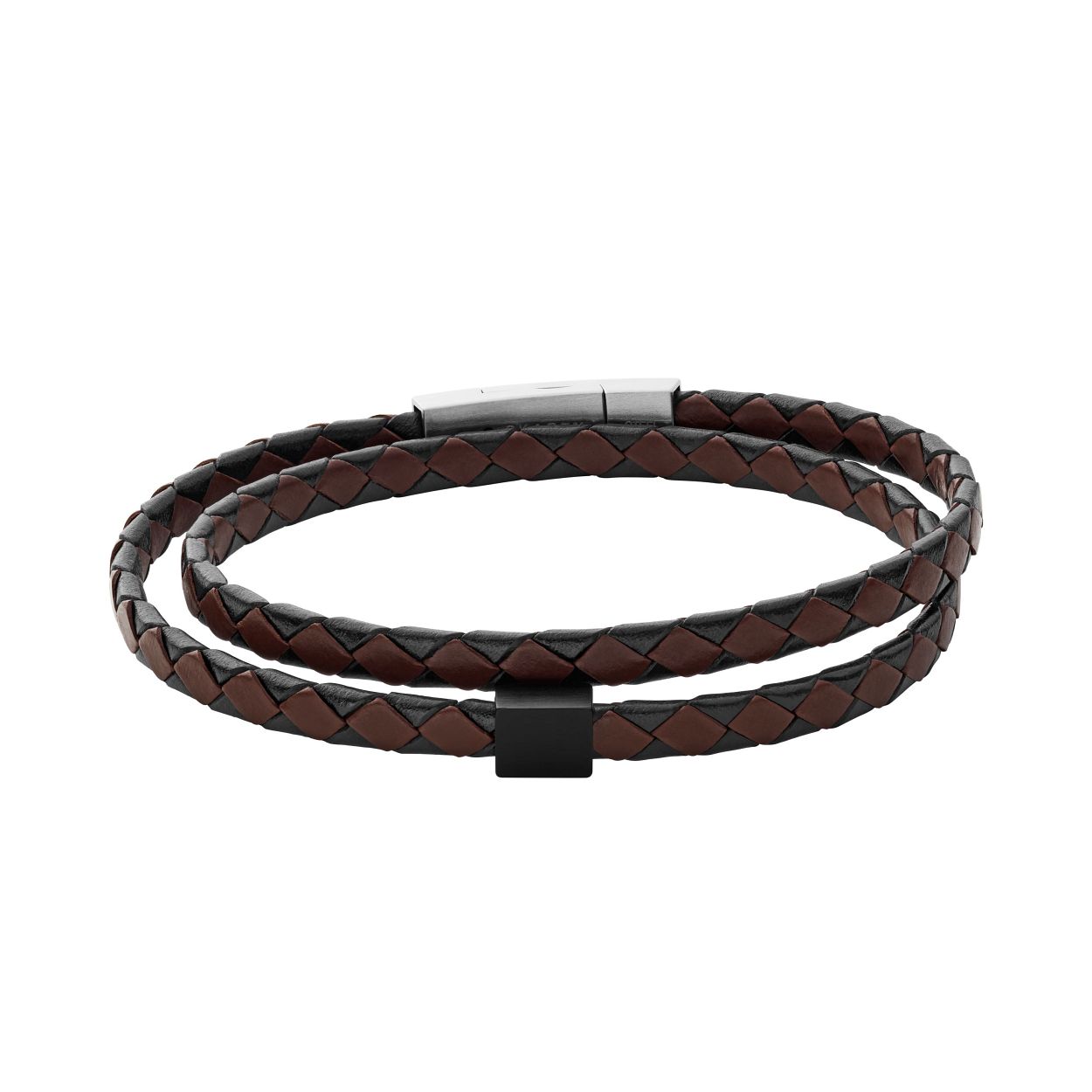 Dit is een armband van het merk Skagen voor heren. De kleur is tweekleurig en het is gemaakt van roestvrij staal.