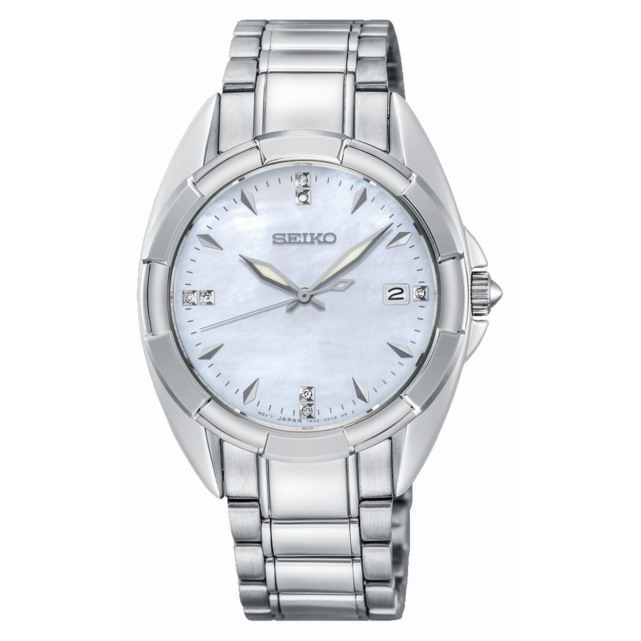 Ontdek de schitterende SEIKO SKK885P1. Een edelstaal horloge met een kastmaat van 33.3 mm.