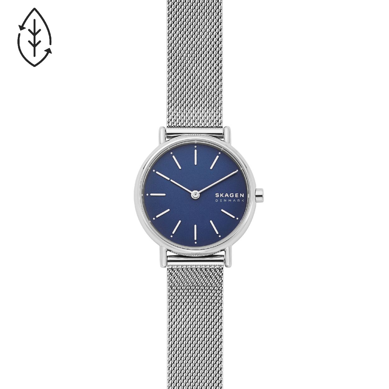 Dit dameshorloge is van het merk Skagen. Het is een  horloge met een band gemaakt van edelstaal. De diameter van de kast is 30 mm.
De verdere specificaties van het horloge zijn als volgt:
Bandbreedte (mm): 14
Kastmateriaal: edelstaal
Techniek: quartz