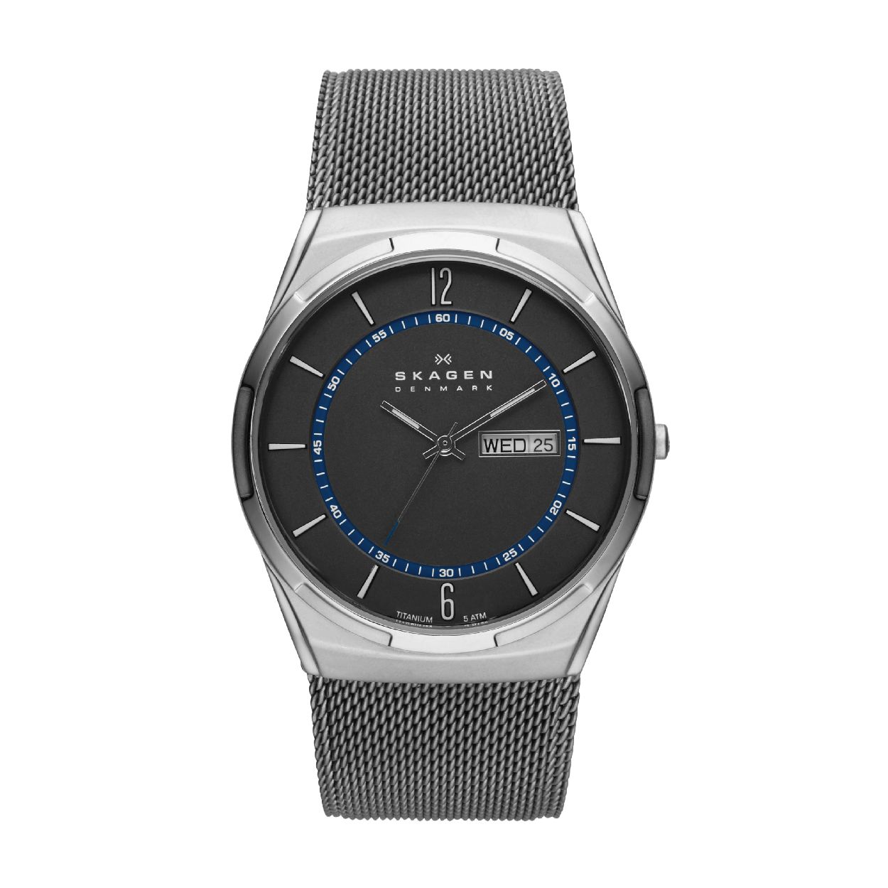 Het SKAGEN SKW6078 horloge heeft een kastmaat van 40 mm. Dit schitterende heren model is van de MELBYE collectie.