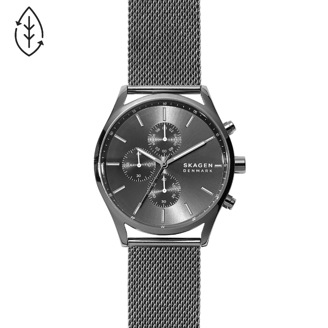 Dit herenhorloge is van het merk Skagen. Het is een chrono horloge met een band gemaakt van edelstaal. De diameter van de kast is 42 mm.
De verdere specificaties van het horloge zijn als volgt:
Bandbreedte (mm): 22
Kastmateriaal: edelstaal
Techniek: quartz