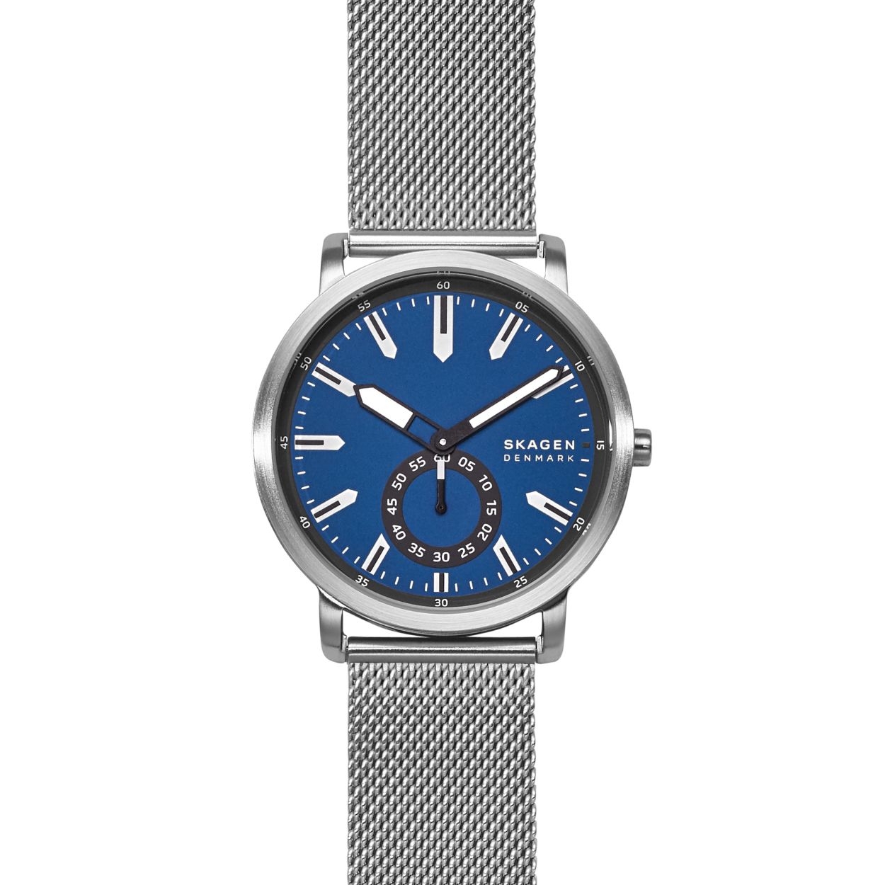 Dit is een prachtig horloge van Skagen met een band van edelstaal. De kast is gemaakt van edelstaal. Dit horloge is speciaal ontworpen voor heren.