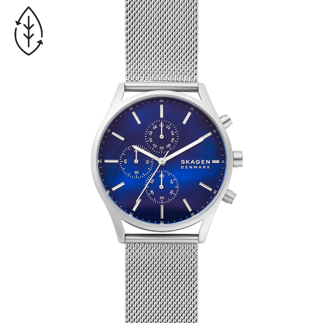 Dit herenhorloge is van het merk Skagen. Het is een chrono horloge met een band gemaakt van edelstaal. De diameter van de kast is 42 mm.
De verdere specificaties van het horloge zijn als volgt:
Bandbreedte (mm): 22
Kastmateriaal: edelstaal
Techniek: quartz