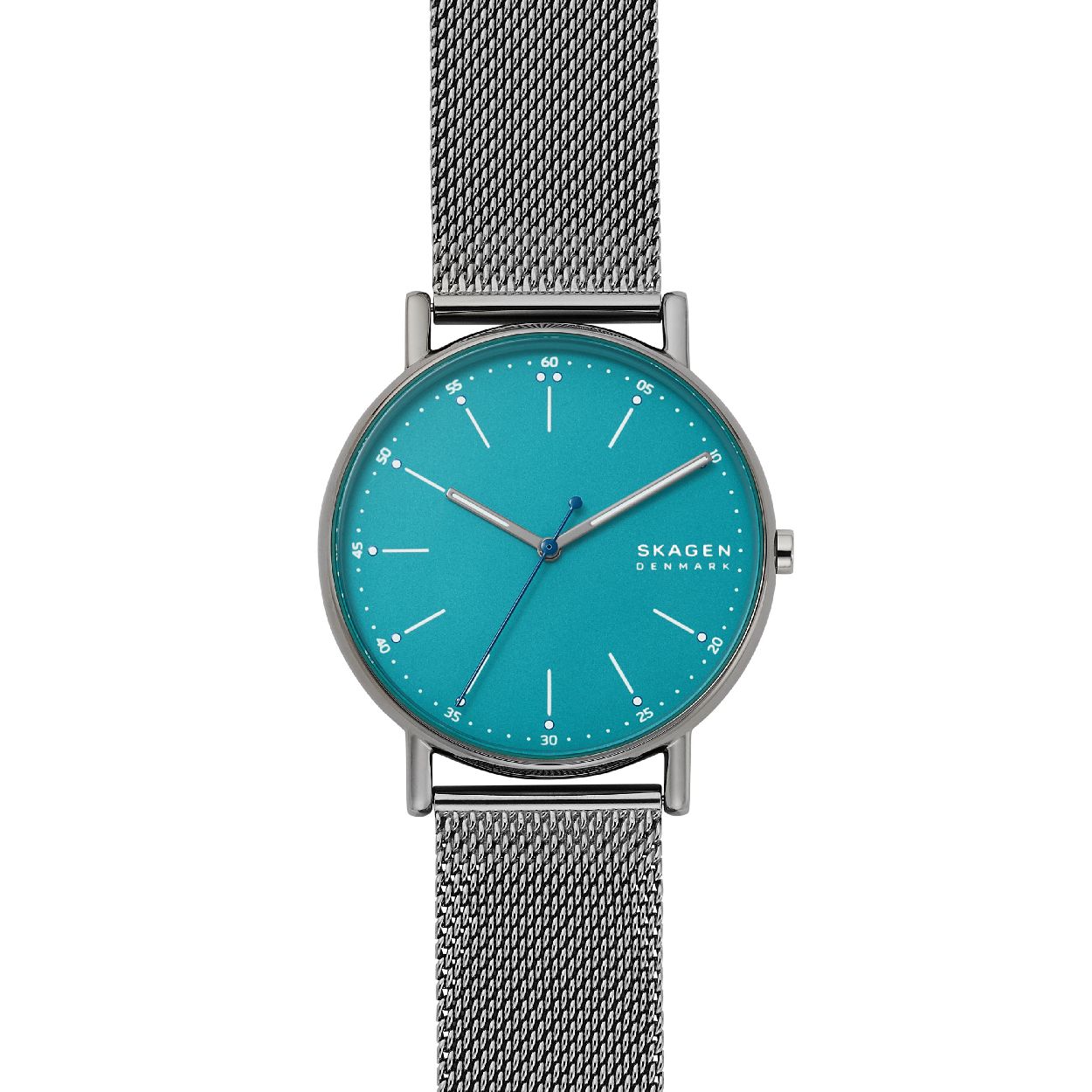 Dit herenhorloge is van het merk Skagen. Het is een horloge gemaakt van edelstaal mesh. De diameter van de kast is 40 mm.
 De verdere specificaties van het horloge zijn als volgt:
Bandbreedte (mm): 20
Kastmateriaal: edelstaal
Techniek: quartz