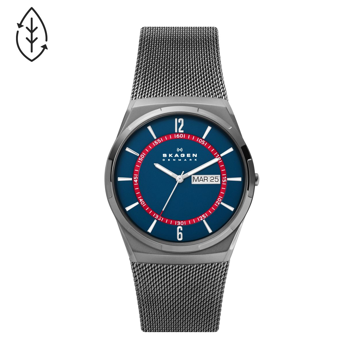 Dit Herenhorloge is van het merk SKAGEN uit de collectie pro-planet. Het is een analoog horloge gemaakt van edelstaal. De diameter van de kast is 40 mm.
De verdere specificaties van het horloge zijn als volgt:
Kastmateriaal: edelstaal
Techniek: quartz