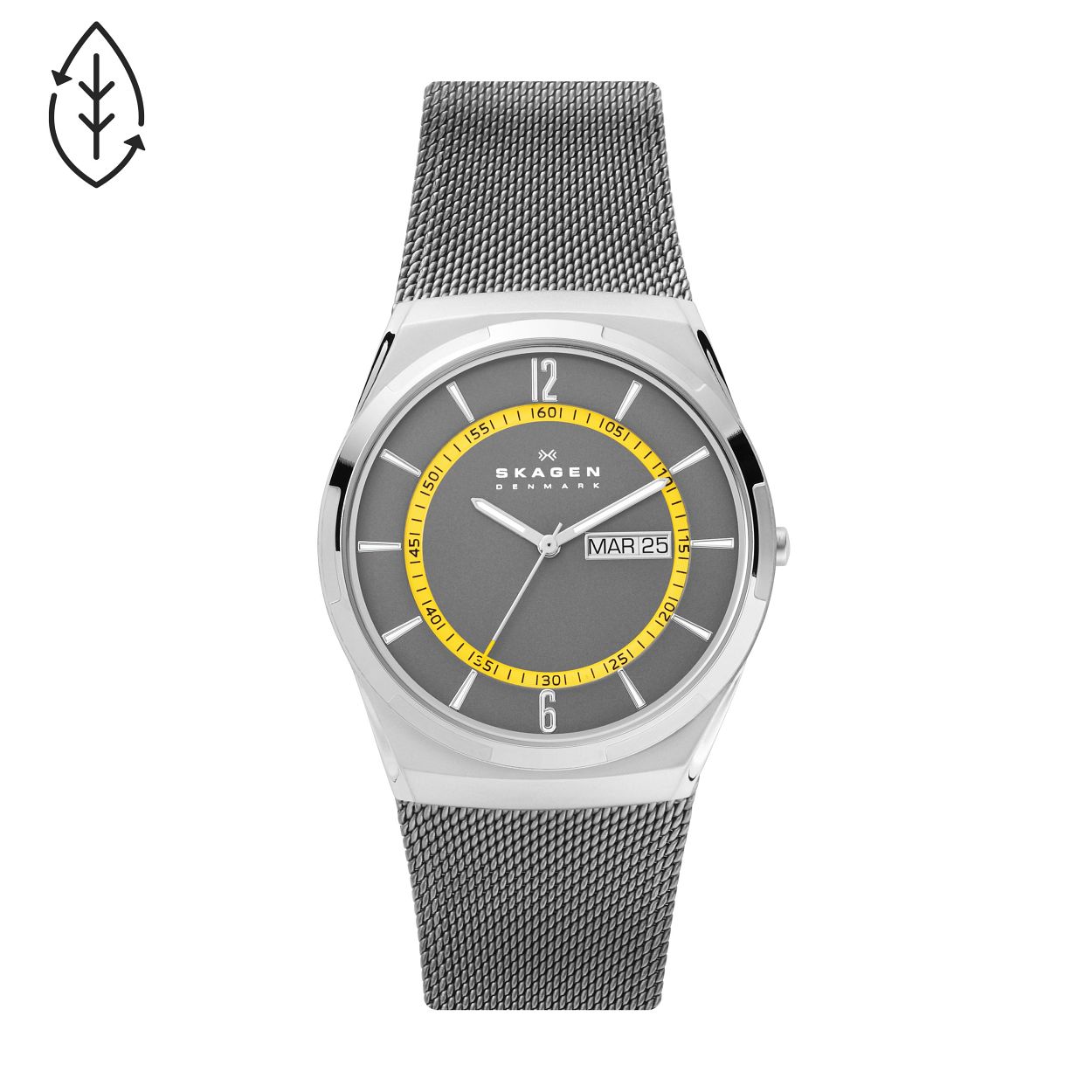 Dit Herenhorloge is van het merk SKAGEN uit de collectie pro-planet. Het is een analoog horloge gemaakt van edelstaal. De diameter van de kast is 40 mm.
De verdere specificaties van het horloge zijn als volgt:
Kastmateriaal: edelstaal
Techniek: quartz