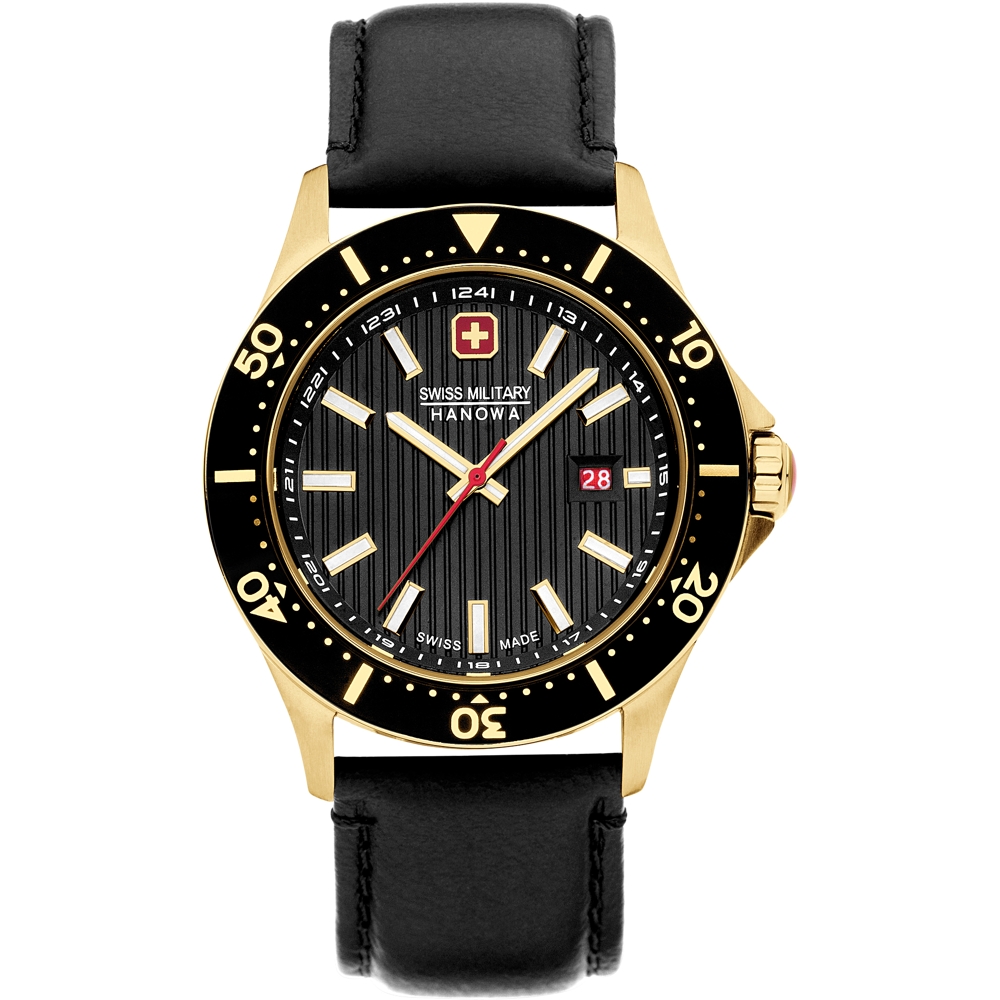 Dit is een horloge van het merk Swiss Military Hanowa gemaakt voor heren.
De specificaties zijn als volgt:
Kastmaat: 42
Waterdichtheid: 10 ATM / 100 Meter / 330 Feet
Dit horloge heeft de volgende functies/eigenschappen:
Datumaanduiding