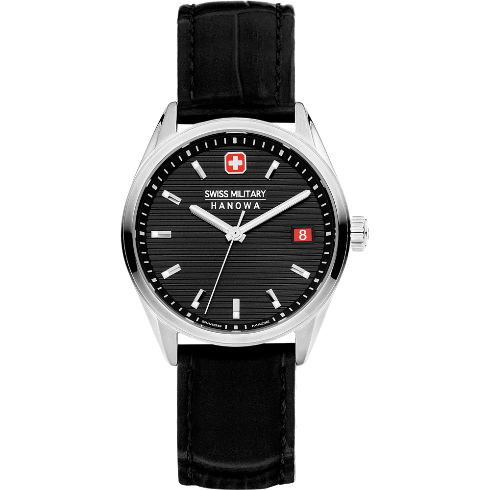 Dit is een horloge van het merk Swiss Military Hanowa gemaakt voor dames.
De specificaties zijn als volgt:
Kastmaat: 35
Waterdichtheid: 10 ATM / 100 Meter / 330 Feet
Dit horloge heeft de volgende functies/eigenschappen:
- Datumaanduiding
- Saffierglas