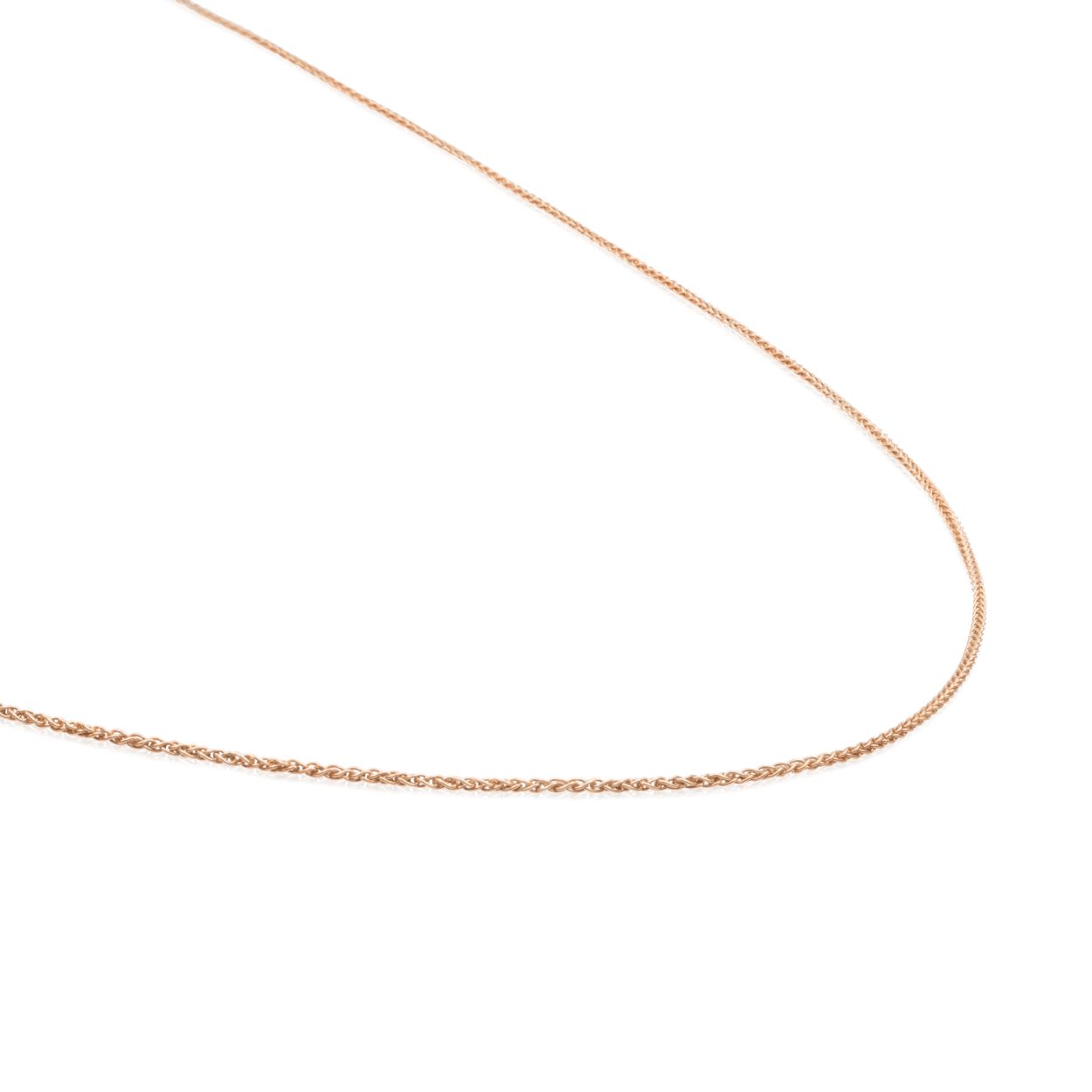 Collier - Rosegoud verguld - Zilver - 80cm