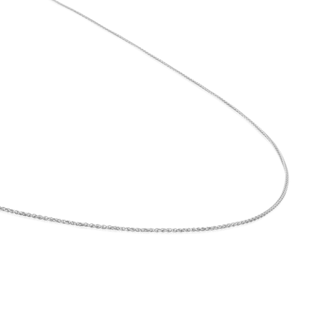 Collier - Rhodium verguld - Zilver - 80cm