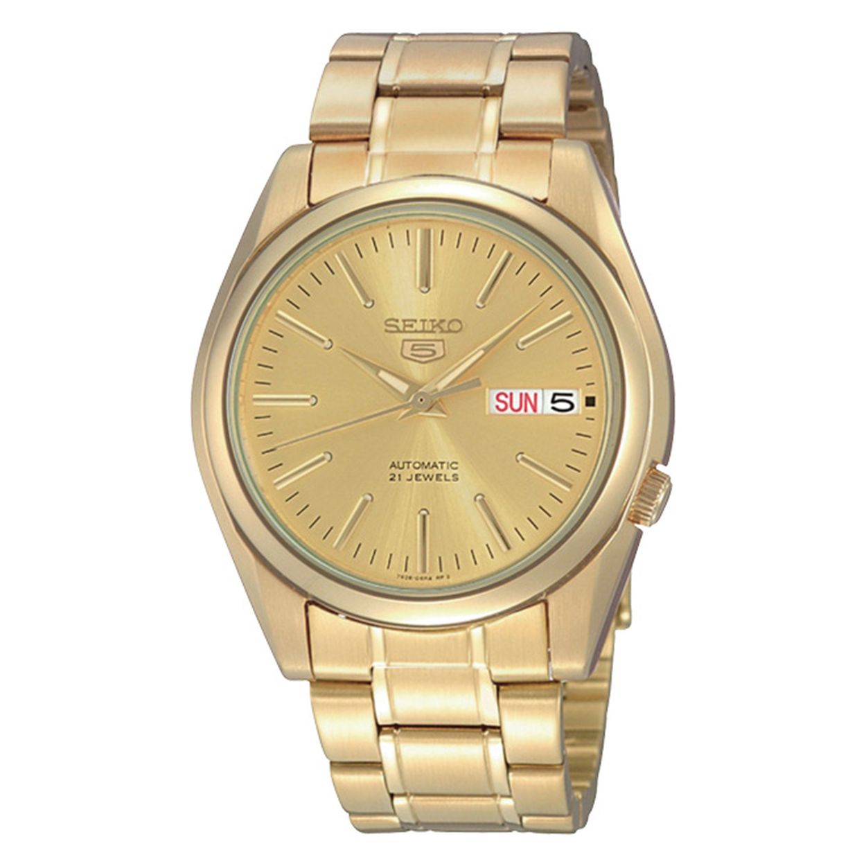 Ontdek de schitterende SEIKO SNKL48K1. Een edelstaal horloge met een kastmaat van 37 mm.