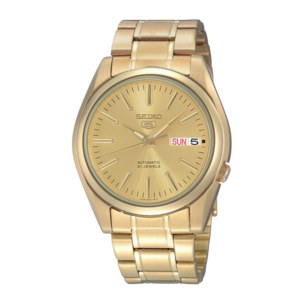Dit herenhorloge is van het merk Seiko. Het is een analoog horloge gemaakt van staal. De diameter van de kast is 37 mm en de kast is 10.5 mm dik.
De verdere specificaties van het horloge zijn als volgt:
Glassoort: hardlex mineraal glas
Bandbreedte: 18
Kastmateriaal: staal
Waterdichtheid: 3 ATM
Techniek: automaat