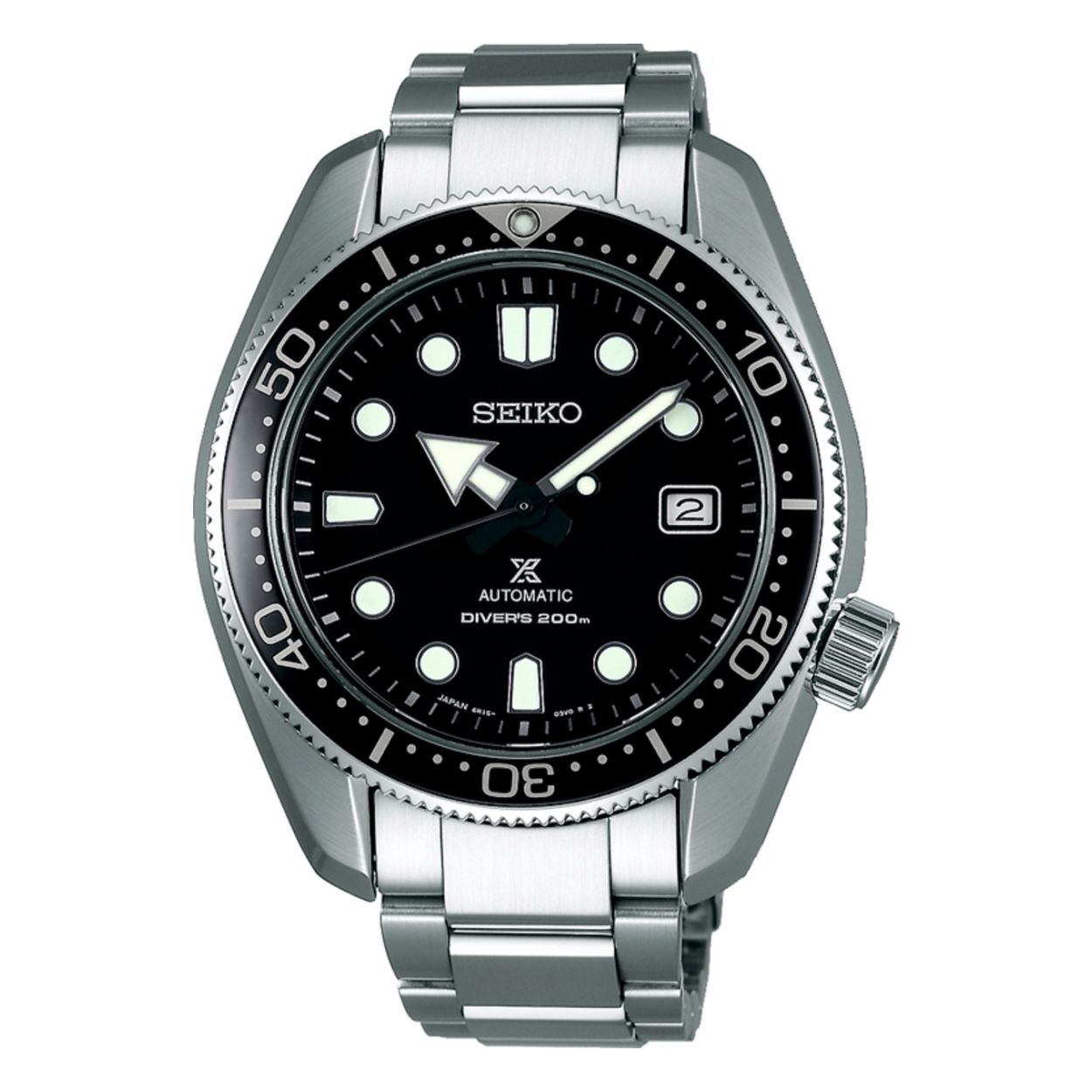 Dit herenhorloge is van het merk Seiko. Het is een analoog horloge gemaakt van staal. De diameter van de kast is 44 mm en de kast is 13.1 mm dik.
De verdere specificaties van het horloge zijn als volgt:
Glassoort: saffier glas
Bandbreedte: 20
Kastmateriaal: staal
Waterdichtheid: 20 ATM
Techniek: automaat