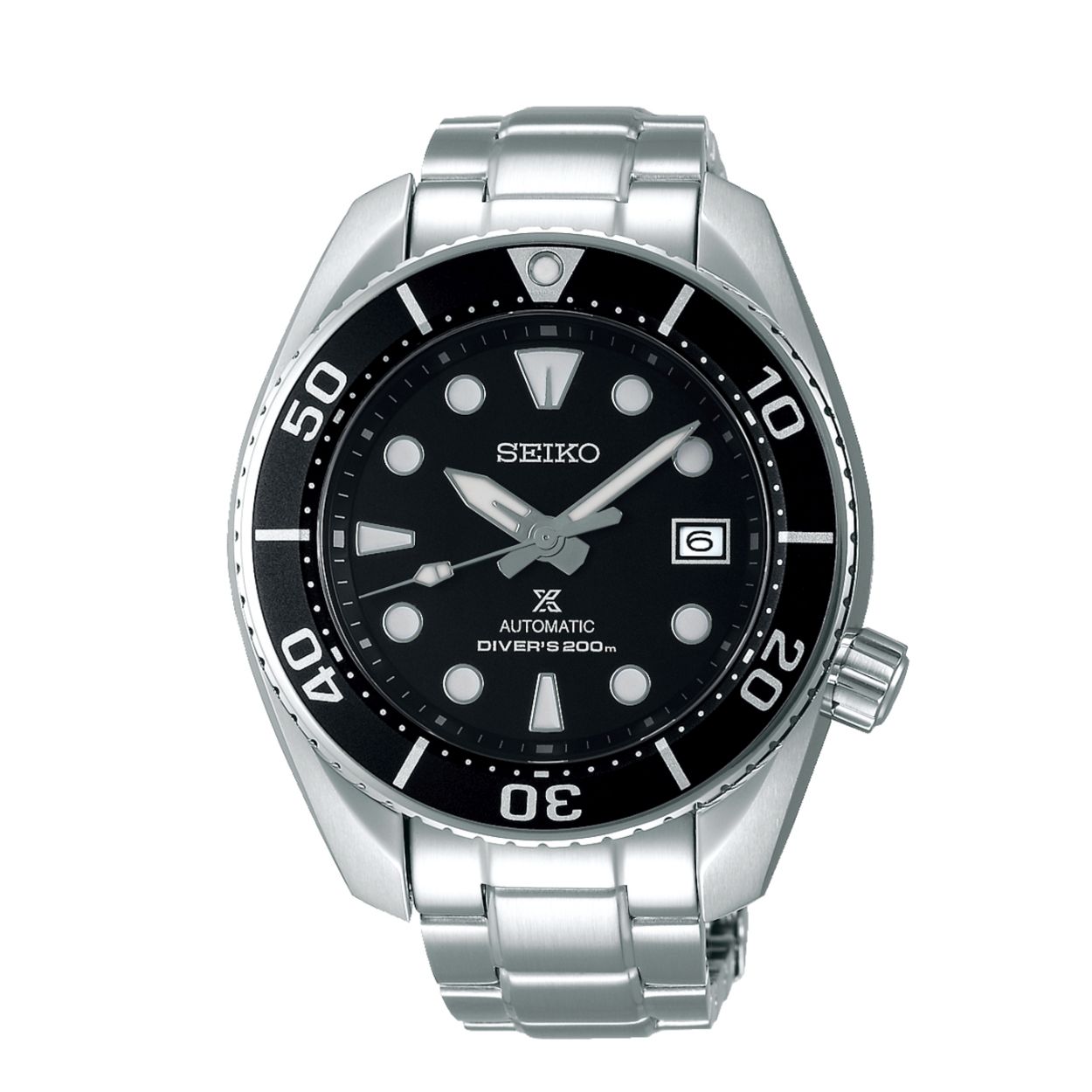 Dit herenhorloge is van het merk Seiko. Het is een analoog horloge gemaakt van staal. De diameter van de kast is 45 mm en de kast is 13 mm dik.
De verdere specificaties van het horloge zijn als volgt:
Glassoort: saffier glas
Bandbreedte: 20
Kastmateriaal: staal
Waterdichtheid: 10 ATM
Techniek: automaat