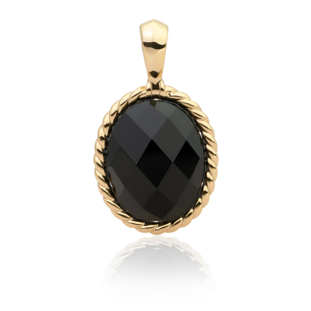 Deze Onyx Twist pendant met een vintage randje is perfect te matchen met de oorbellen en armbanden uit de Twist Collection.

Kies jouw favoriete pendantje, match deze met bijvoorbeeld een Rope Ketting en layer ze met jouw favoriete Sparkling Jewels sieraden. Makkelijk om te dragen en fijn om naar te kijken. Elk item is ontworpen voor alledaags dragen.

Gepolijste Onyx edelsteen
14,5 * 18mm
925 zilver - met rhodium, 14k gouden óf 18k rosé gouden plating
Geschikt om te dragen aan alle Sparkling Jewels colliers