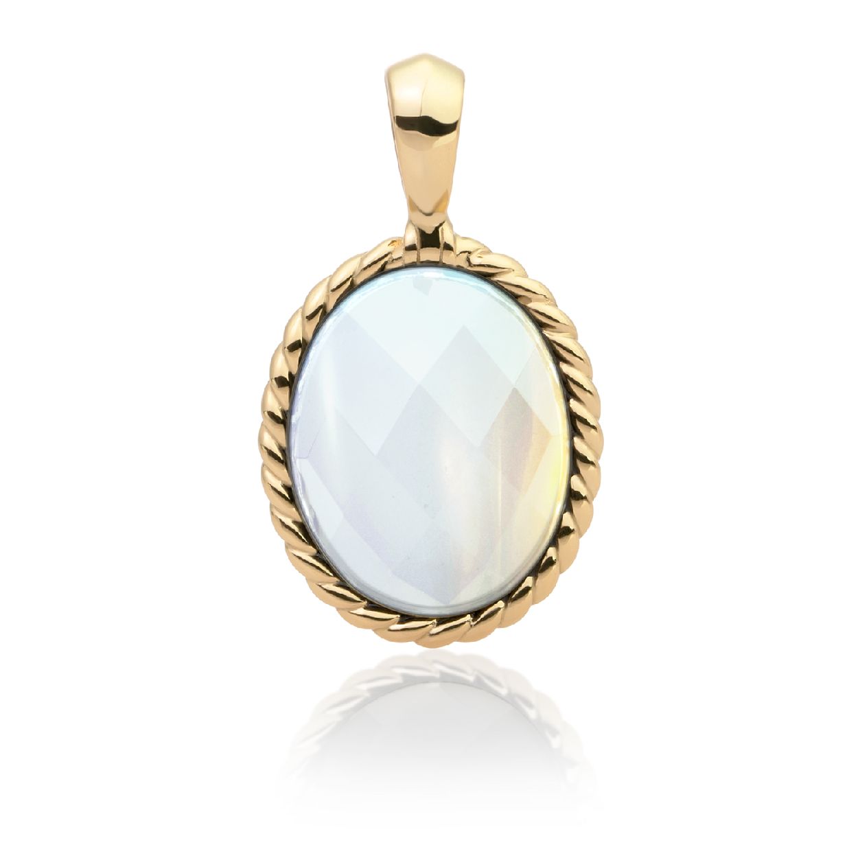 Hanger - Goud - Opaliet Twist