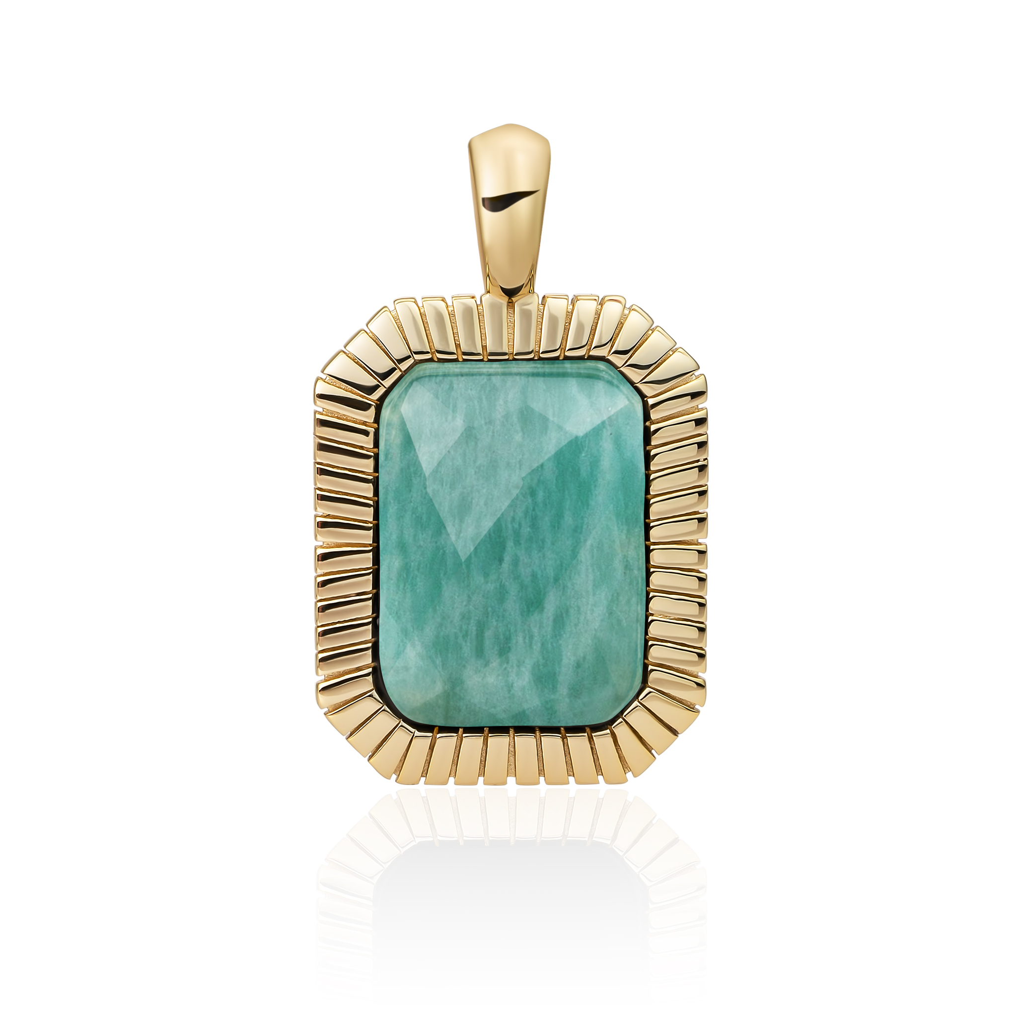 Hanger met amazonite