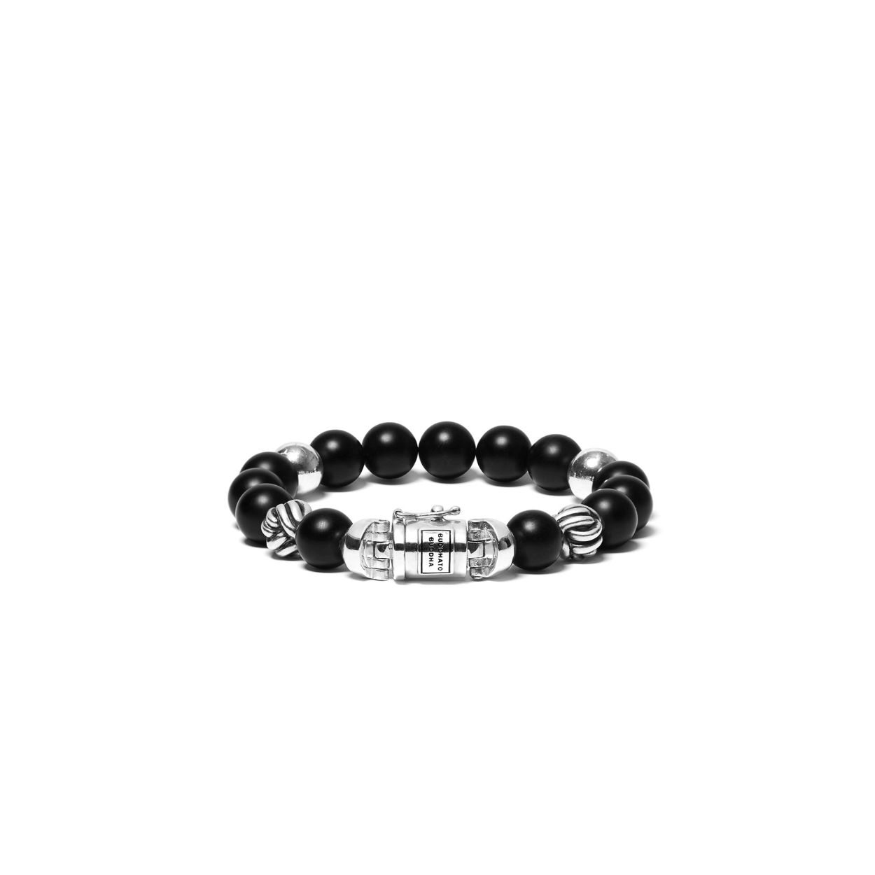 Buddha to Buddha 188OM E - Spirit Bead Onyx Matt Armband