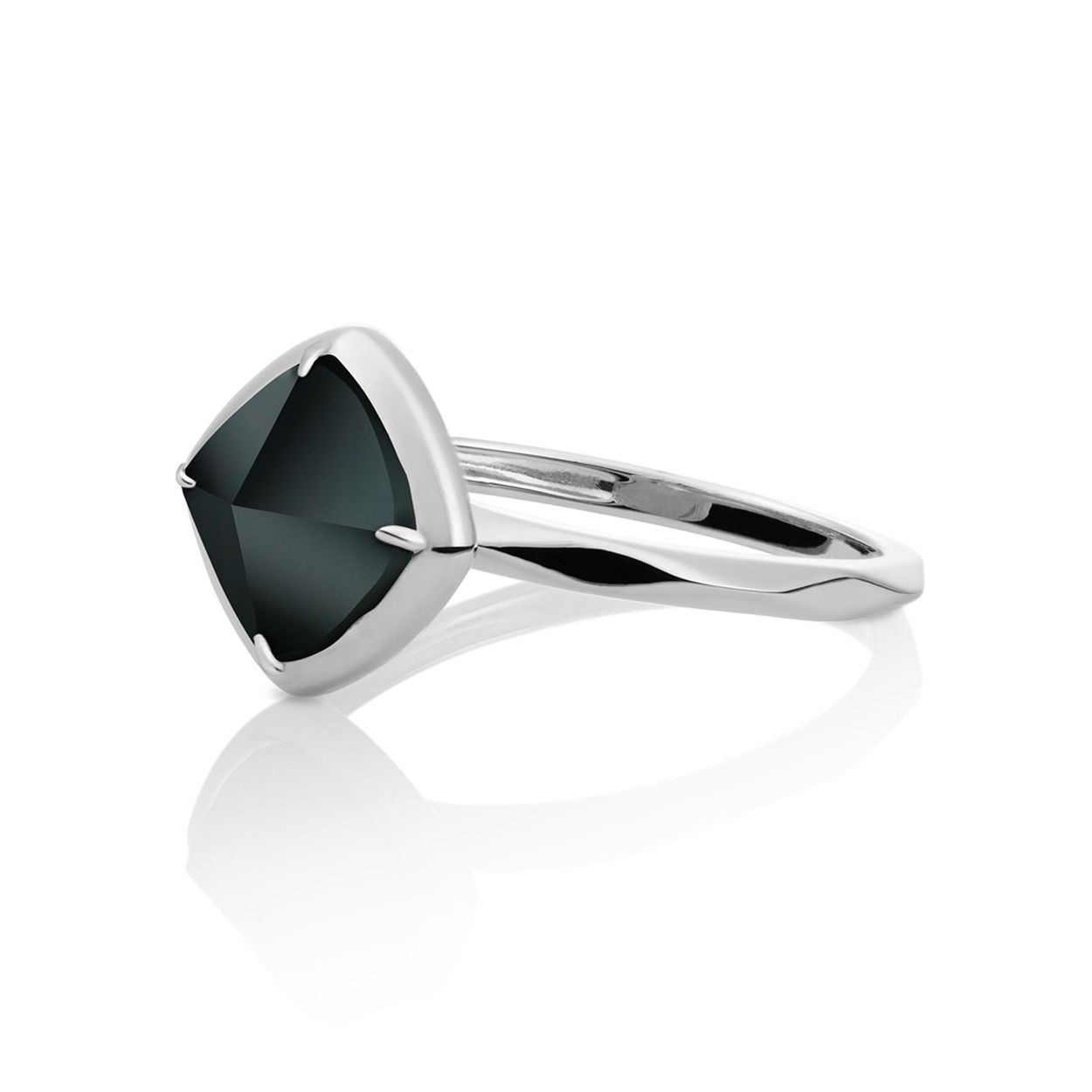 ring silver Onyx Edge mt54