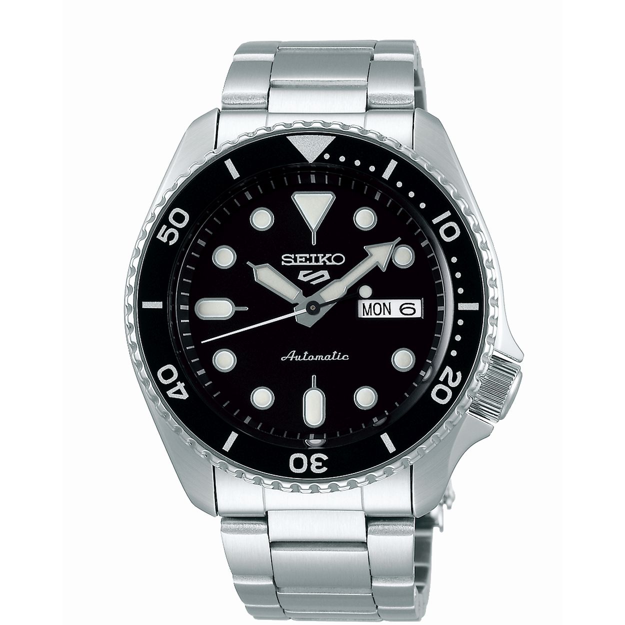 Dit is een herenhorloge van het merk Seiko. Het is een analoog horloge gemaakt van staal. De diameter van de kast is 42.5 mm en de kast is 14 mm dik.
De verdere specificaties van het horloge zijn als volgt:
Kastvorm: rond
Kastkleur: zilverkleurig
Kastmateriaal: staal
Bandbreedte: 22 mm
Bandlengte: 257.5 mm
Sluiting: vouwsluiting met veiligheidsklepje en drukker
Wijzerplaatkleur: zwart
Glassoort: hardlex mineraal glas
Waterdichtheid: 10 ATM
Techniek: automaat