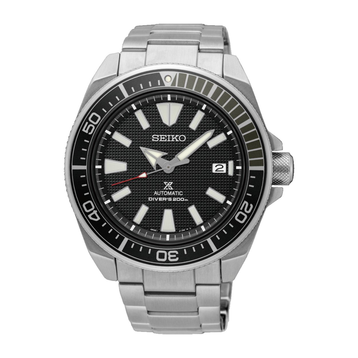 Seiko Prospex Mechanisch Automaat heren polshorloge staal met stalen band. 20 ATM waterdicht. 