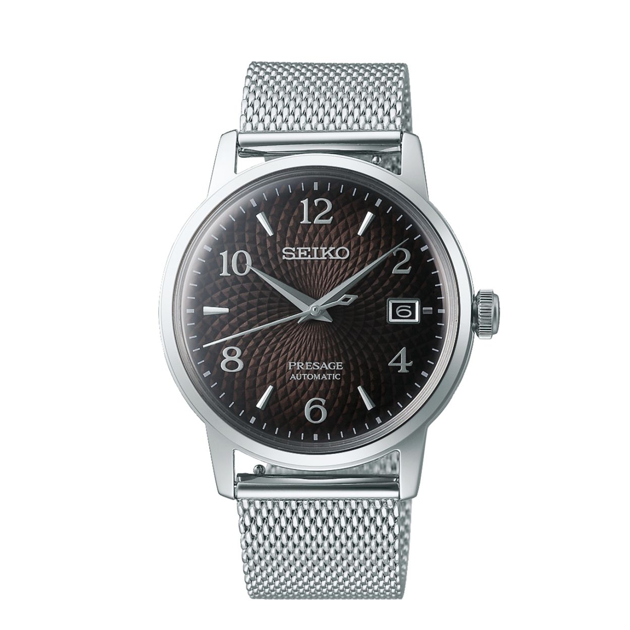 Seiko - Presage Mesh Automaat. Cal. 4R35 50m WR Mineraalglas
