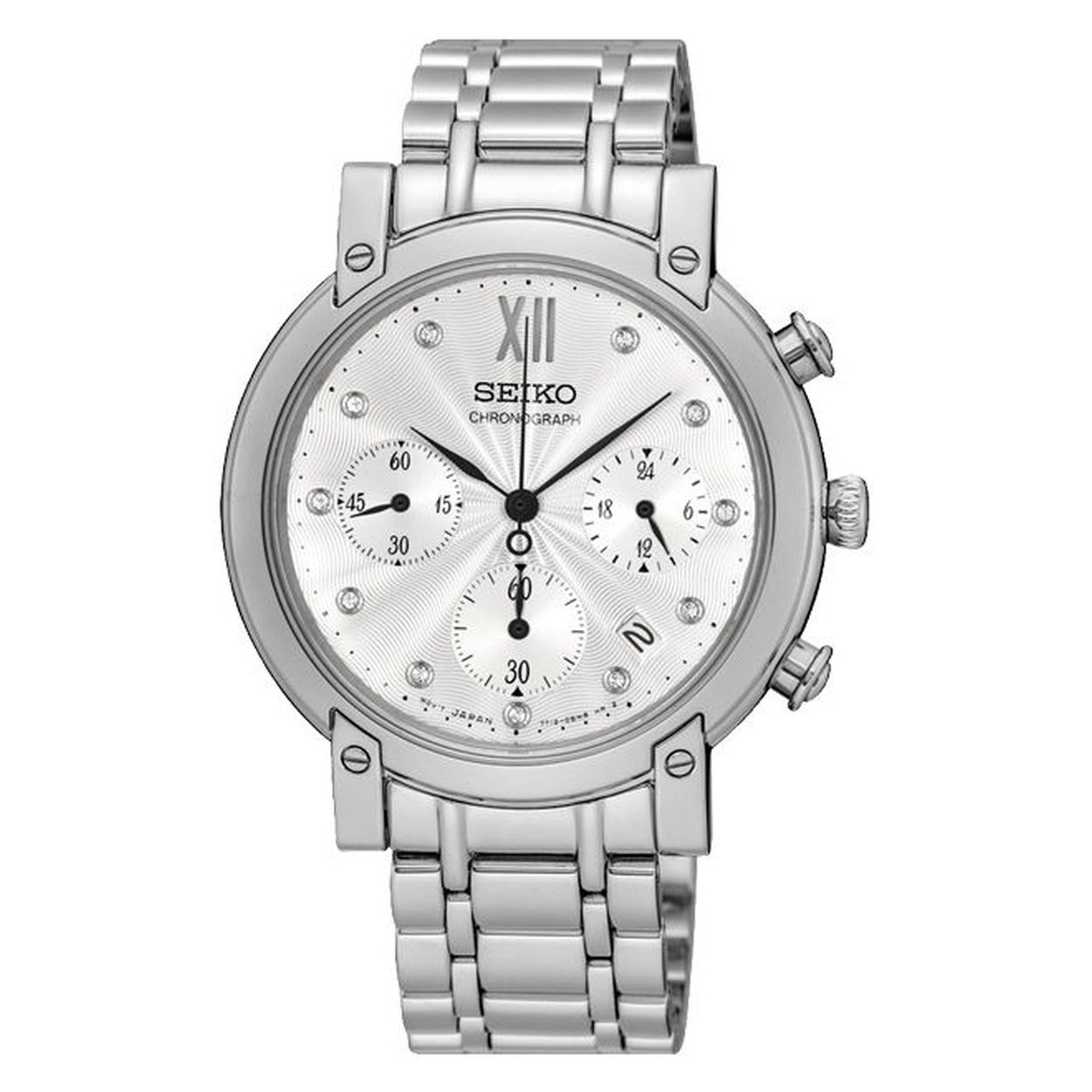 Seiko dameshorloge van edelstaal