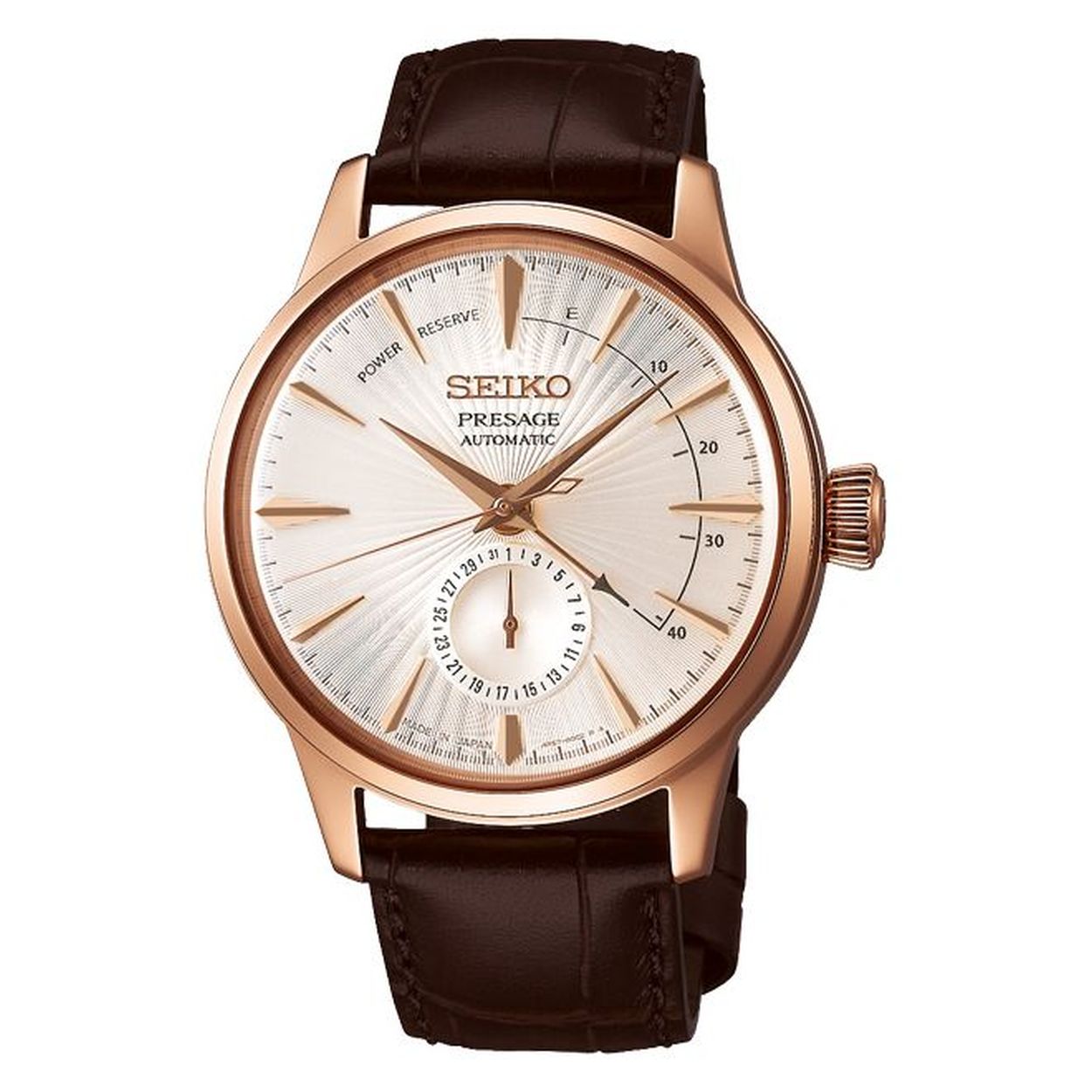 Een prachtig herenhorloge van het merk Seiko.