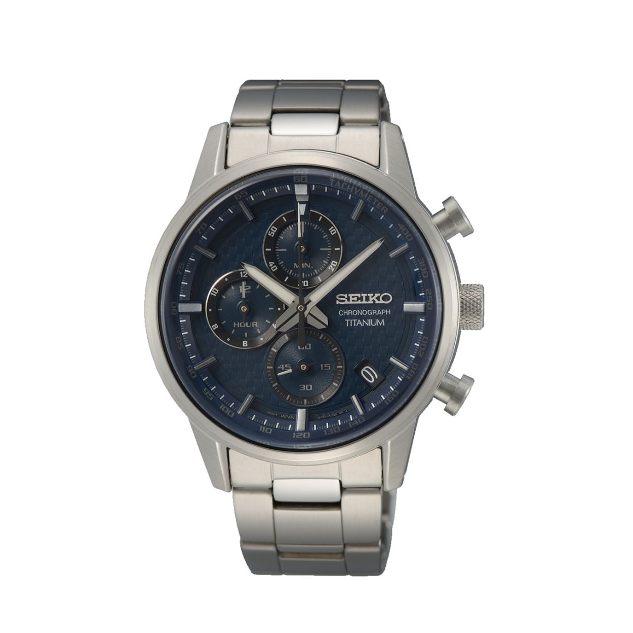 Dit herenhorloge is van het merk Seiko. Het is een chronograaf horloge gemaakt van staal. De diameter van de kast is 41.5 mm en de kast is 12 mm dik.
De verdere specificaties van het horloge zijn als volgt:
Glassoort: hardlex mineraal glas
Bandbreedte: 18
Kastmateriaal: staal
Waterdichtheid: 10 ATM
Techniek: quartz