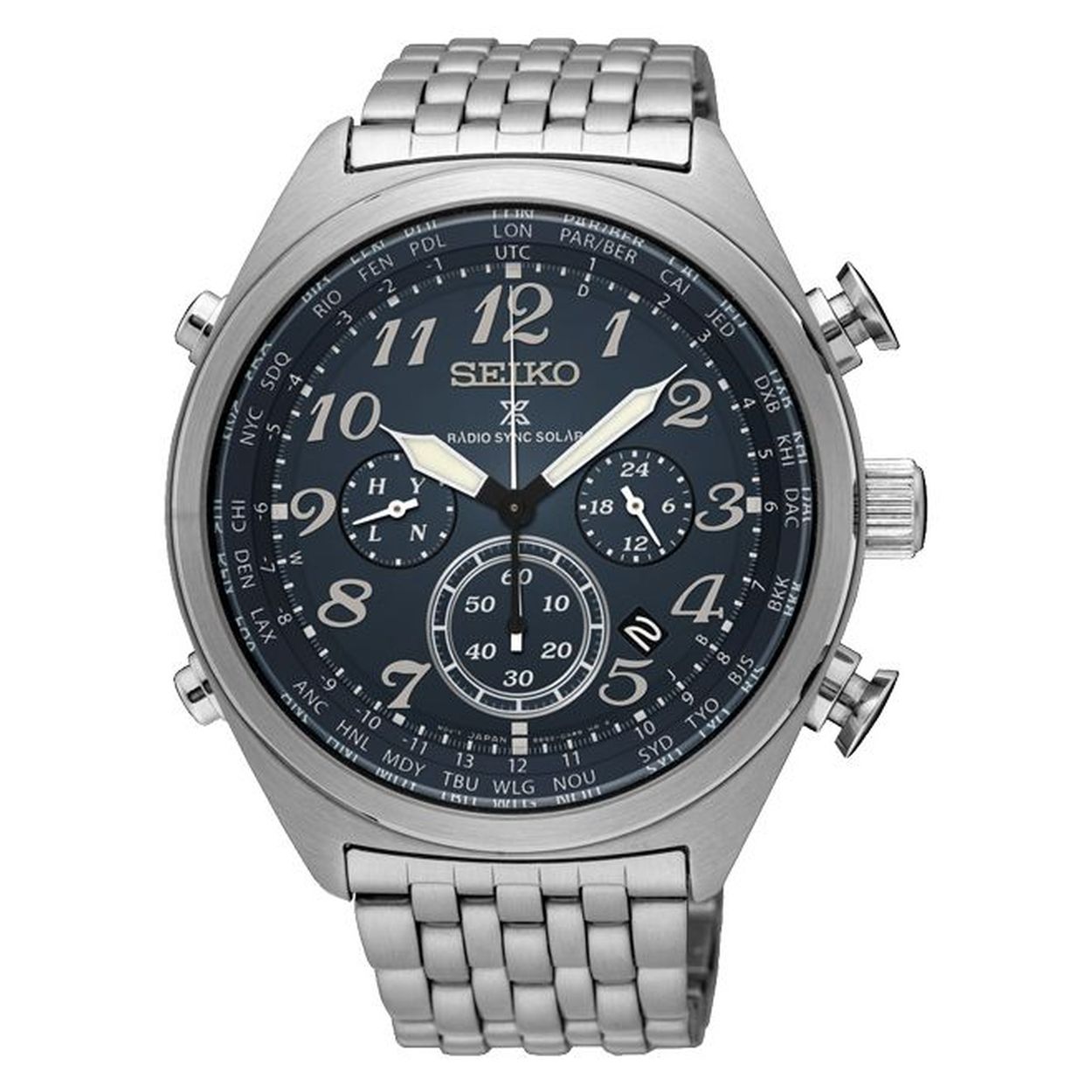 Seiko solar heren horloge