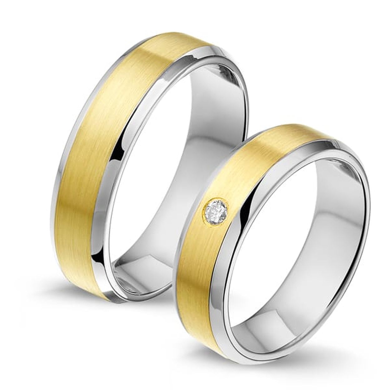 Alliance  Trouwringen STG700. Deze ring is gemaakt van Edelstaal.
