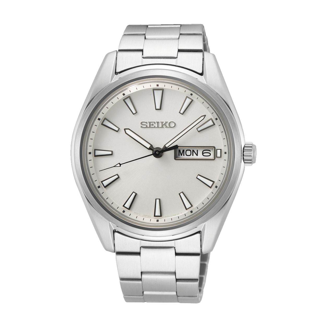 Dit dameshorloge is van het merk Seiko. Het is een analoog horloge gemaakt van staal. De diameter van de kast is 26 mm en de kast is 7 mm dik.
De verdere specificaties van het horloge zijn als volgt:
Glassoort: hardlex mineraal glas
Bandbreedte: 12
Kastmateriaal: staal
Waterdichtheid: 3 ATM
Techniek: quartz