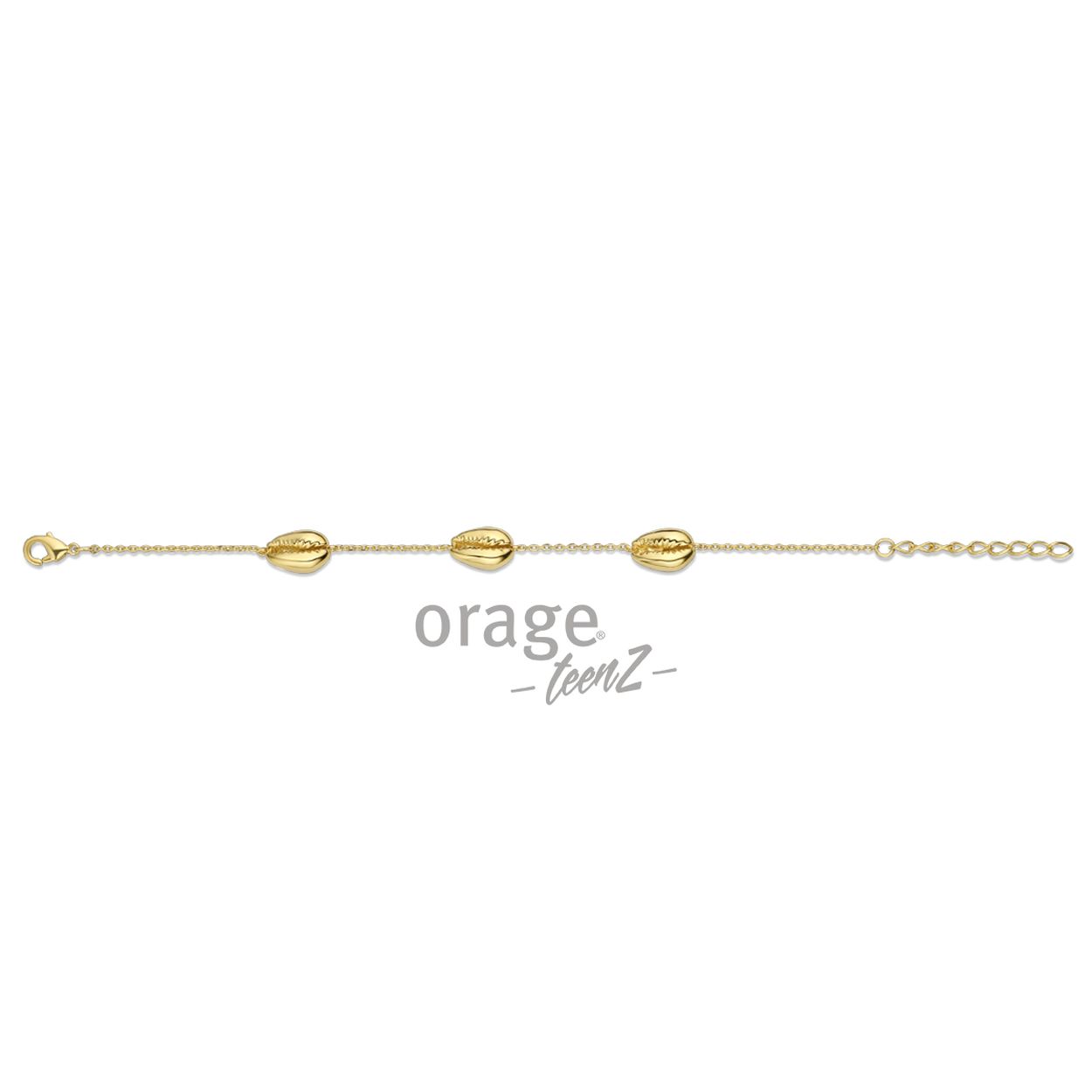 T303 Armband verguld geel goud (V/28)