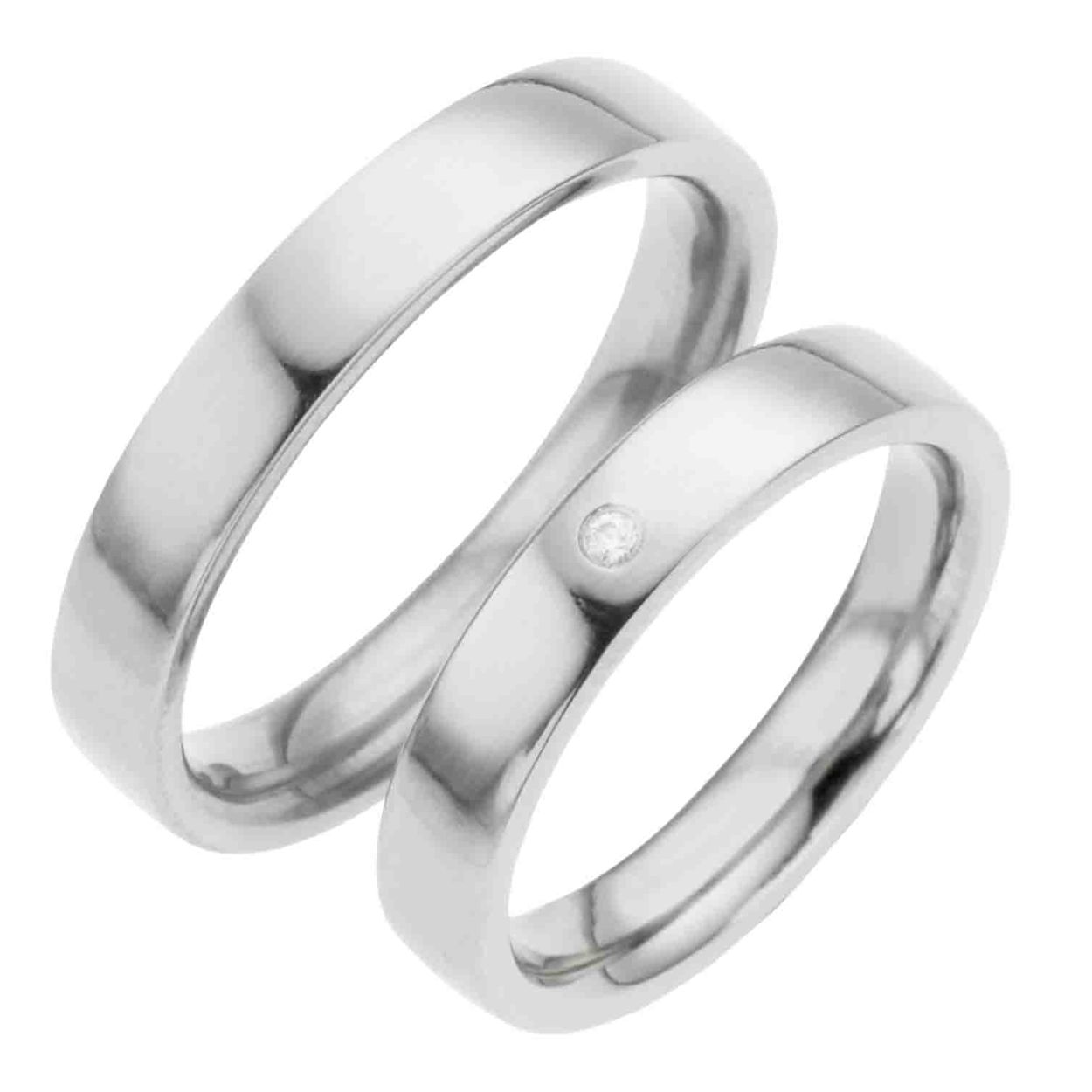 Alliance Trouwringen T412. Deze ring is gemaakt van Titanium.