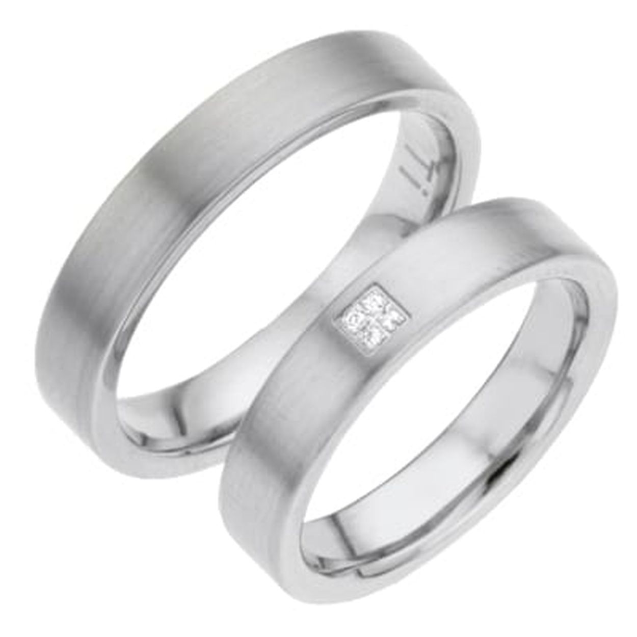 Alliance Trouwringen T454. Deze ring is gemaakt van Titanium.
