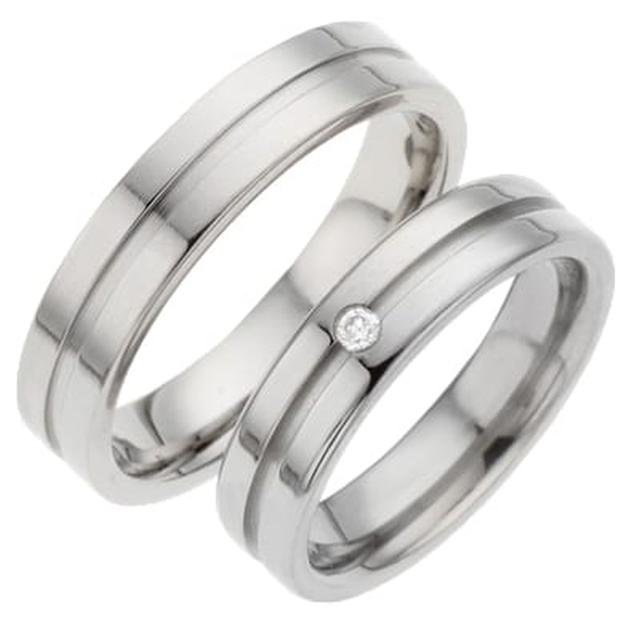 Alliance Trouwringen T513. Deze ring is gemaakt van Titanium.