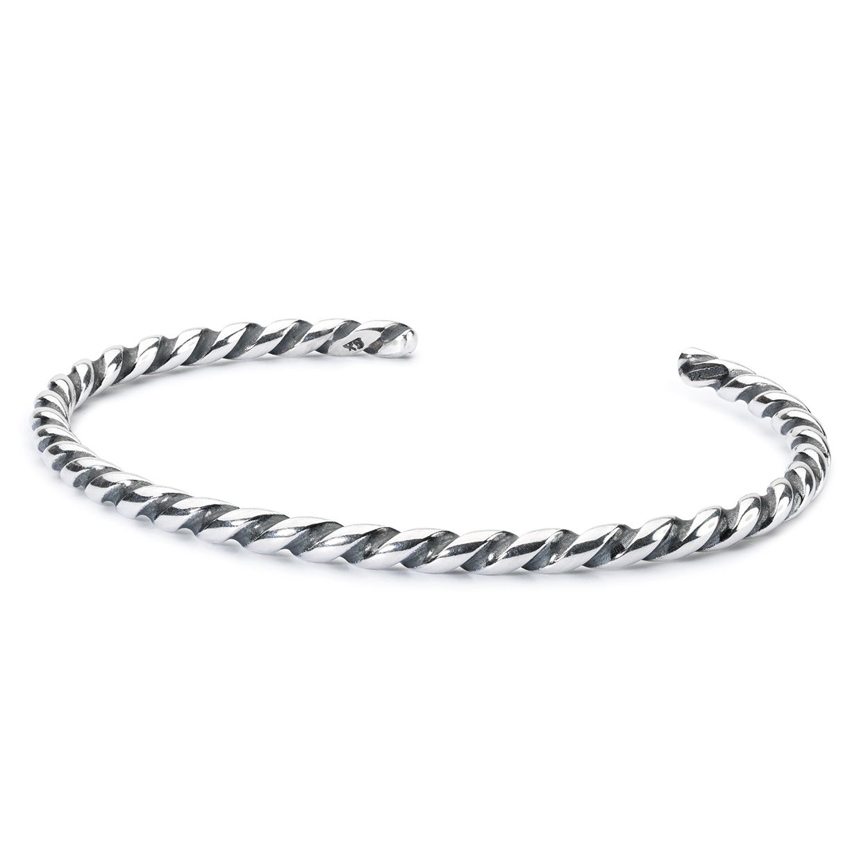 Twisted zilveren bangle [XS]