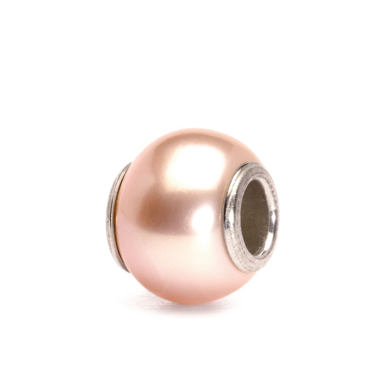 Trollbeads roze parel: Het oog van de oester met de wonderbaarlijk mystieke glans is het symbool van de ware schoonheid.